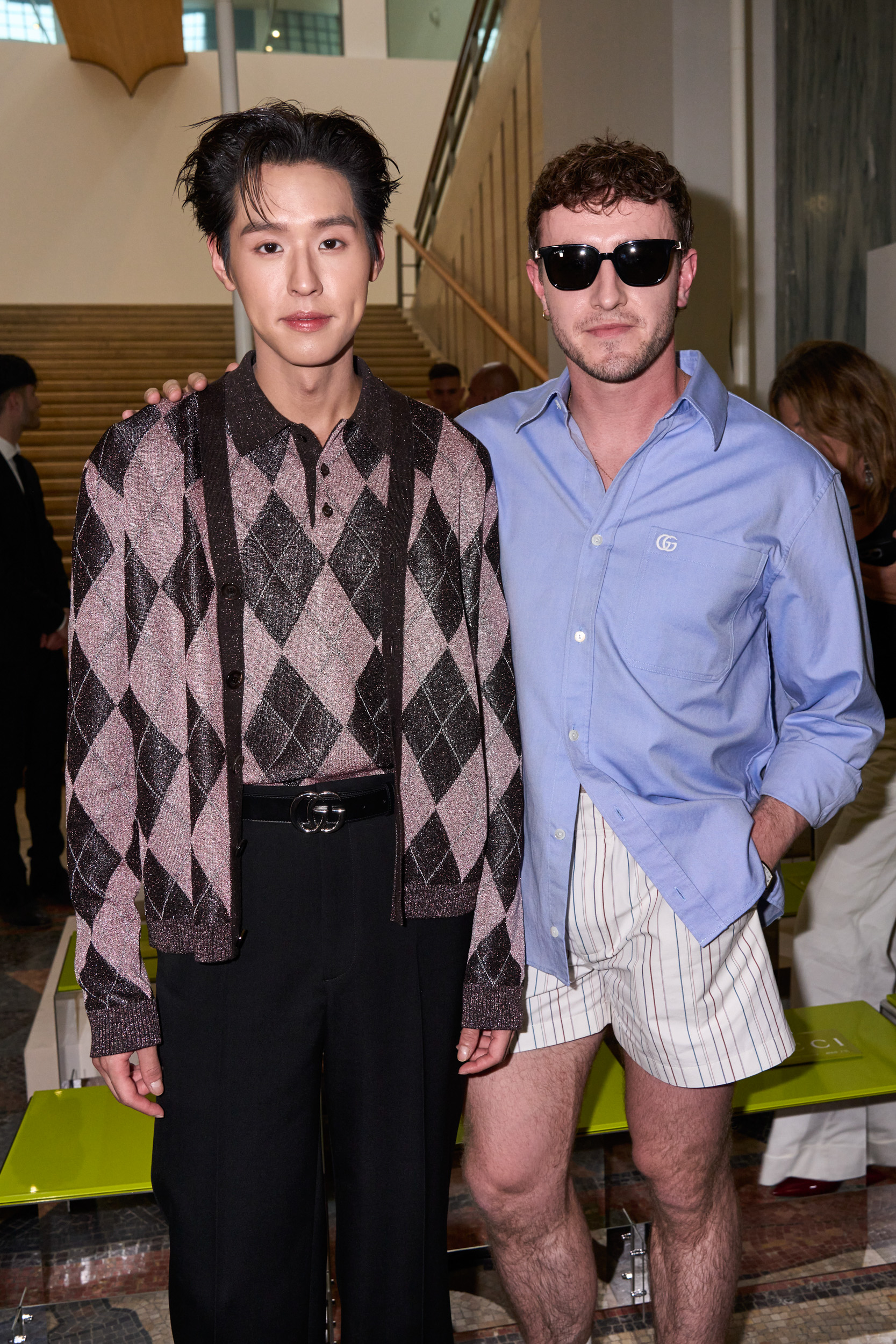 Gucci  Spring 2025 Men's Fashion Show Front Row