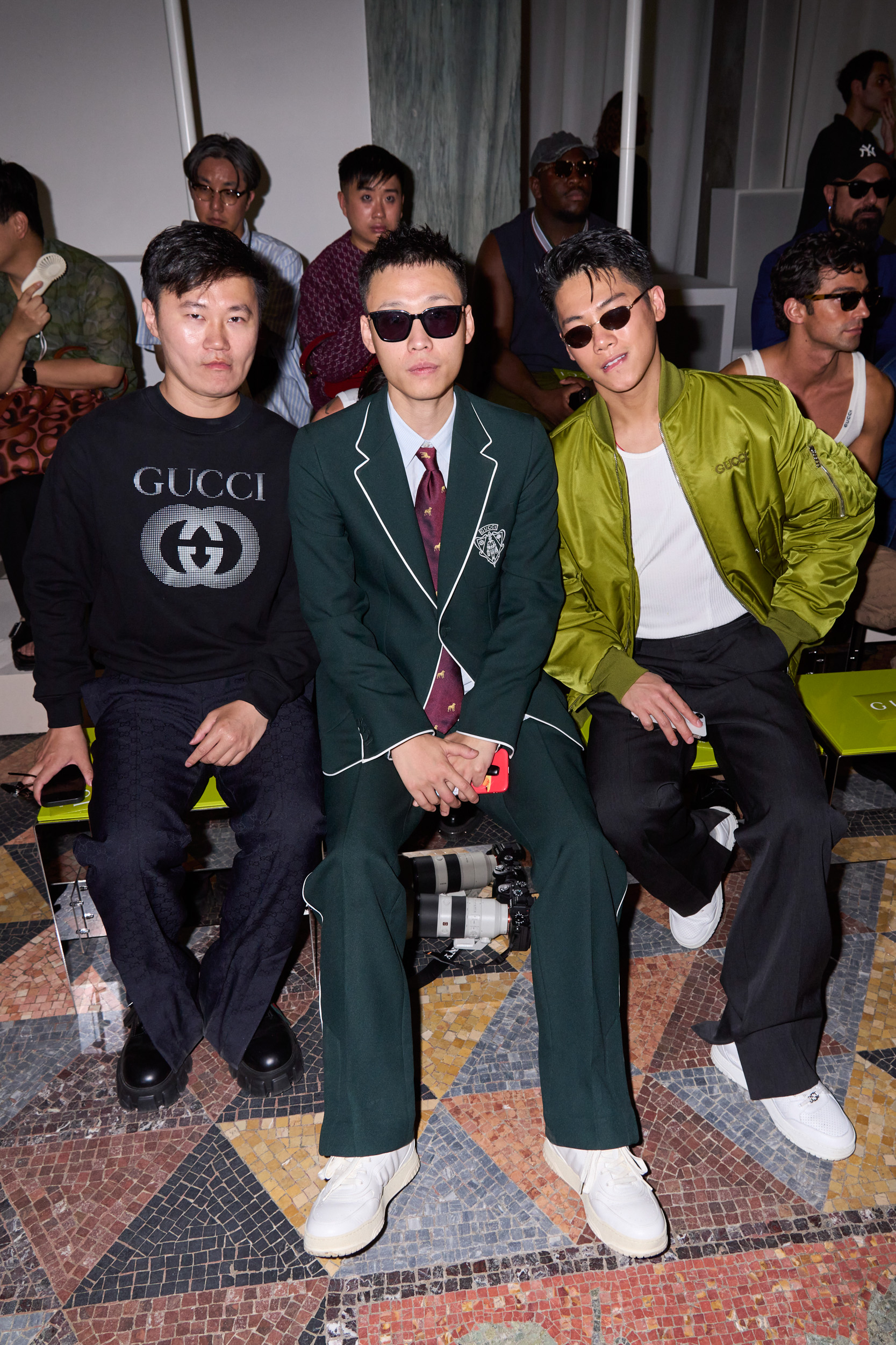 Gucci  Spring 2025 Men's Fashion Show Front Row