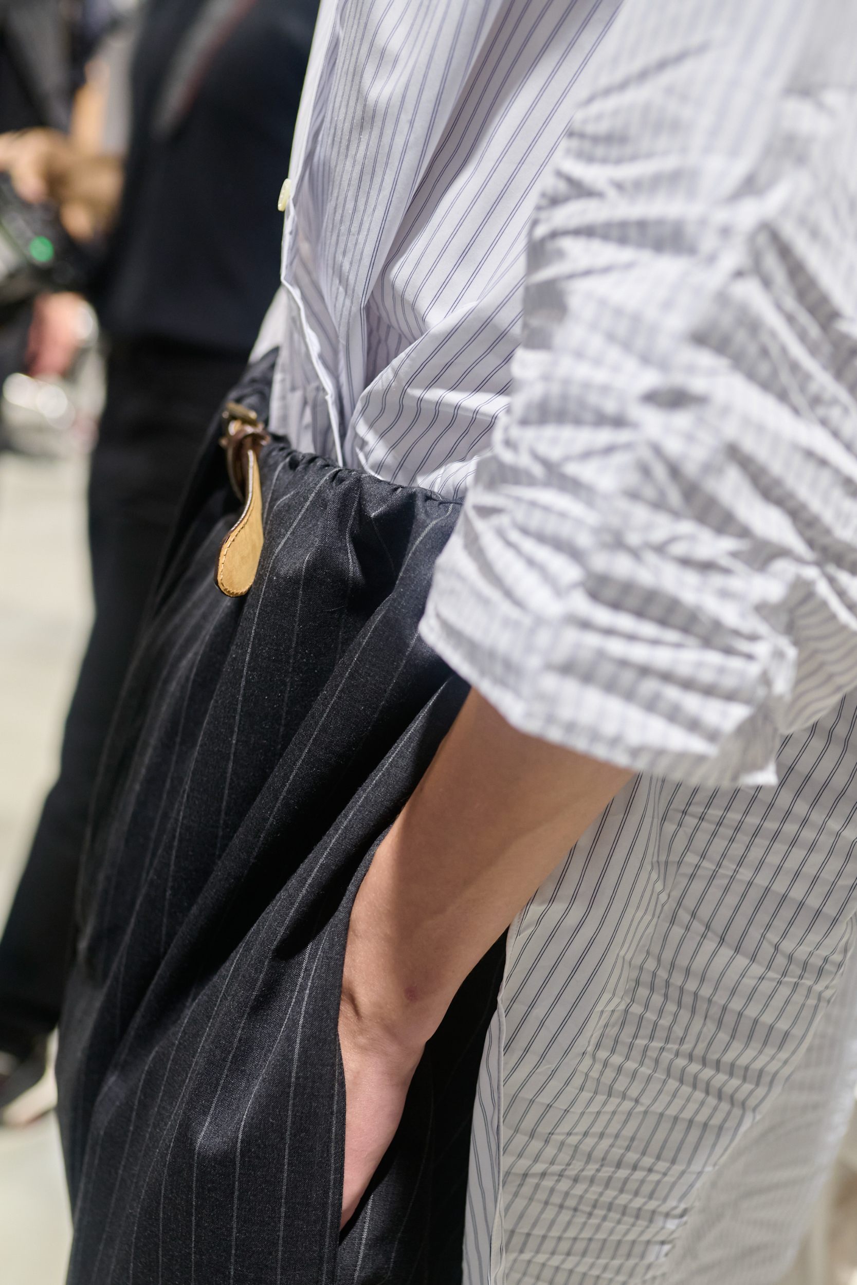 Hed Mayner  Spring 2025 Men's Fashion Show Backstage