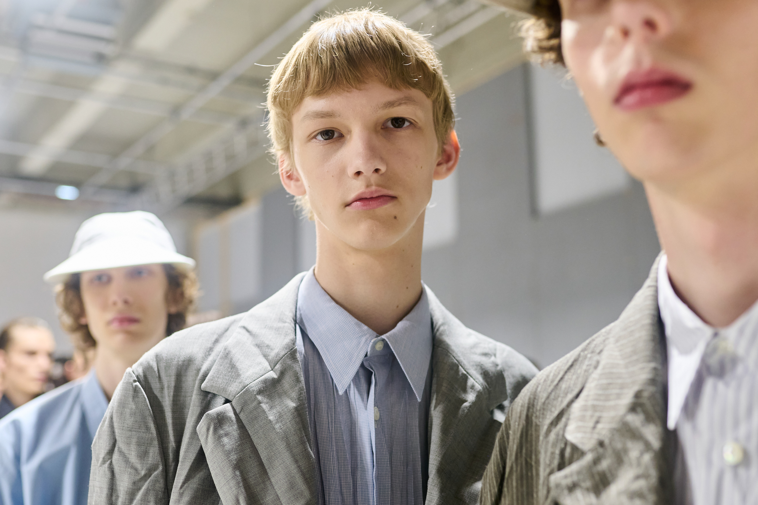 Hed Mayner  Spring 2025 Men's Fashion Show Backstage