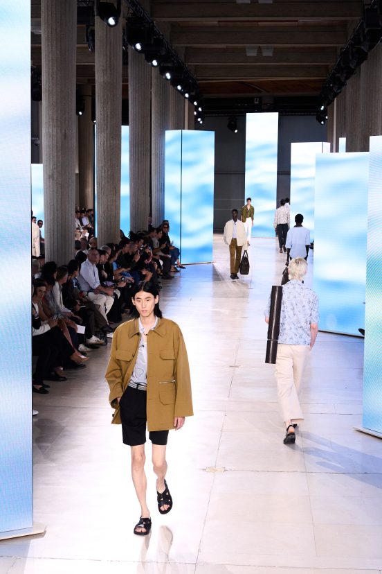 Hermes  Spring 2025 Men's Fashion Show Atmosphere