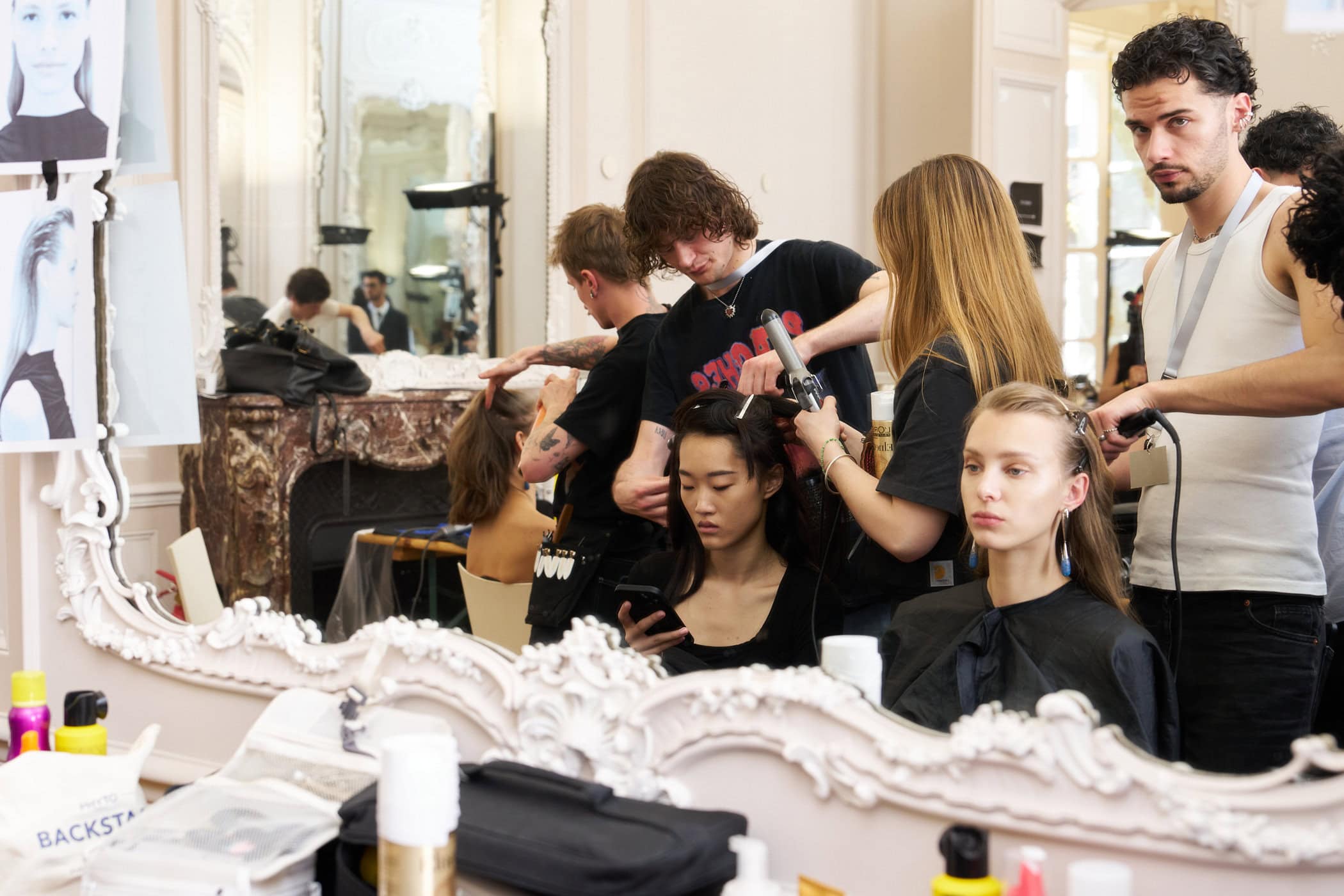 Georges Hobeika Fall 2025 Couture Fashion Show Backstage