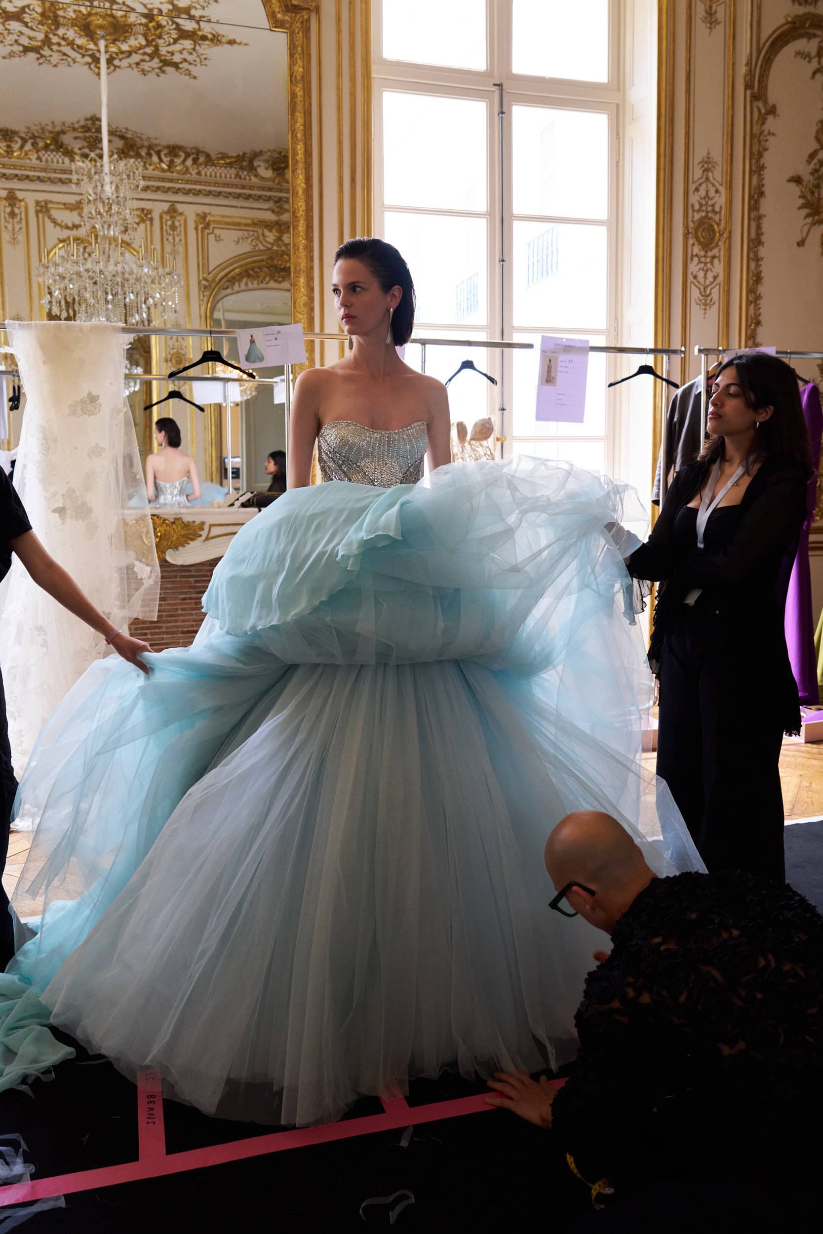 Georges Hobeika Fall 2025 Couture Fashion Show Backstage