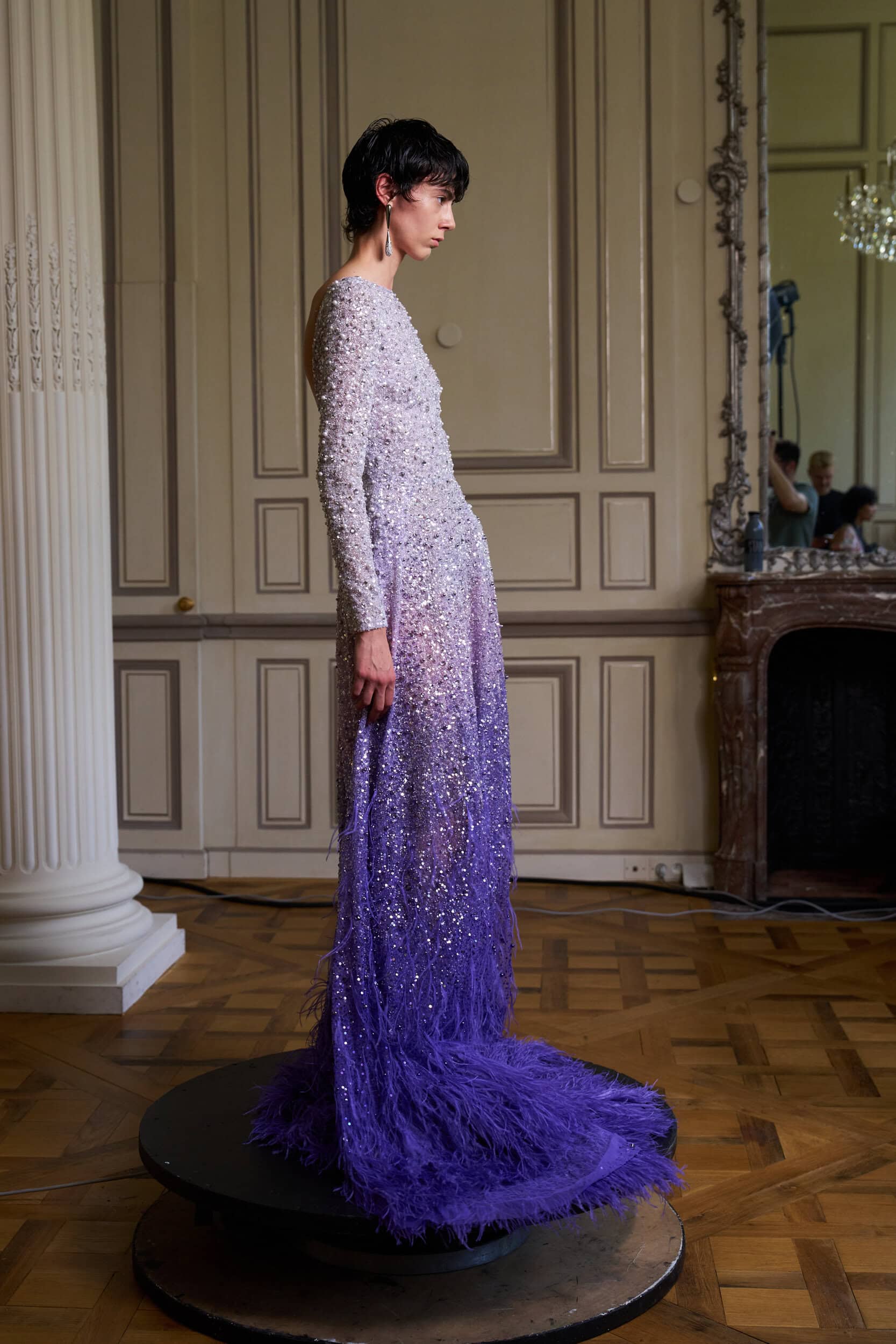 Georges Hobeika Fall 2025 Couture Fashion Show Backstage