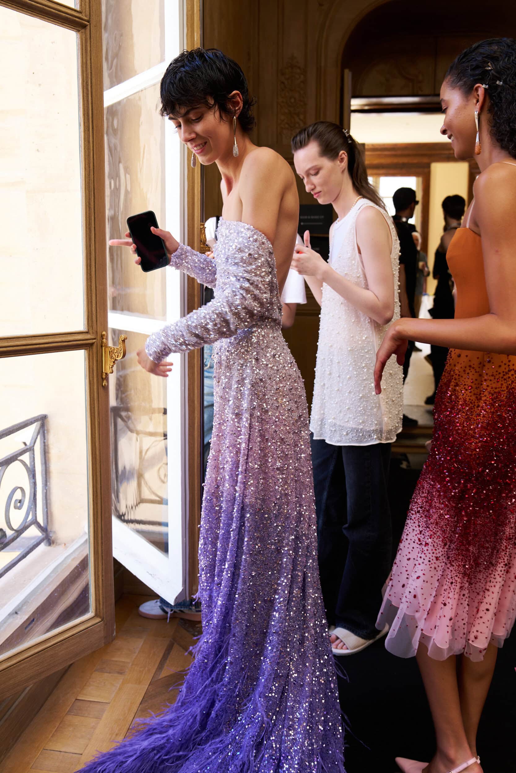 Georges Hobeika Fall 2025 Couture Fashion Show Backstage