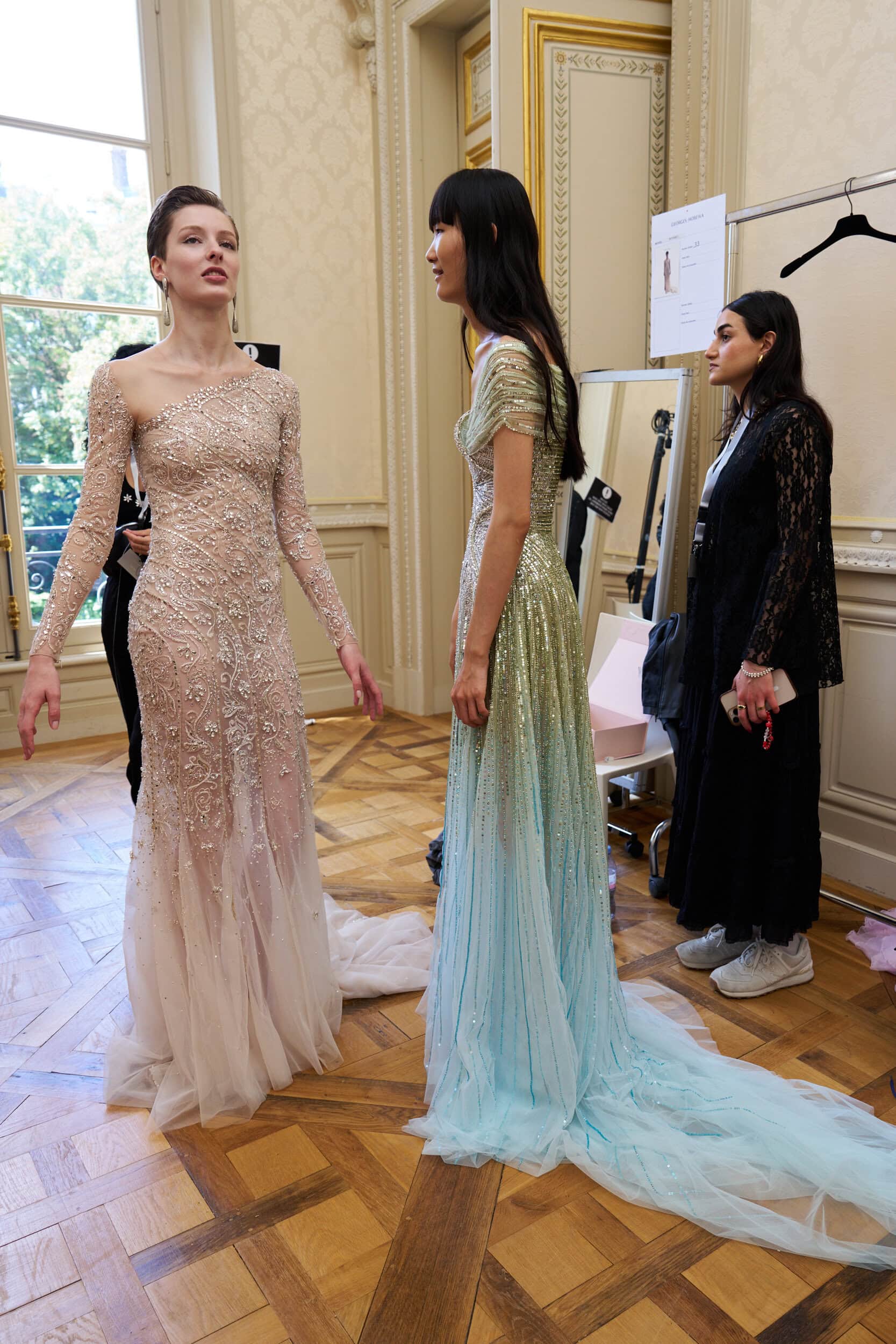 Georges Hobeika Fall 2025 Couture Fashion Show Backstage