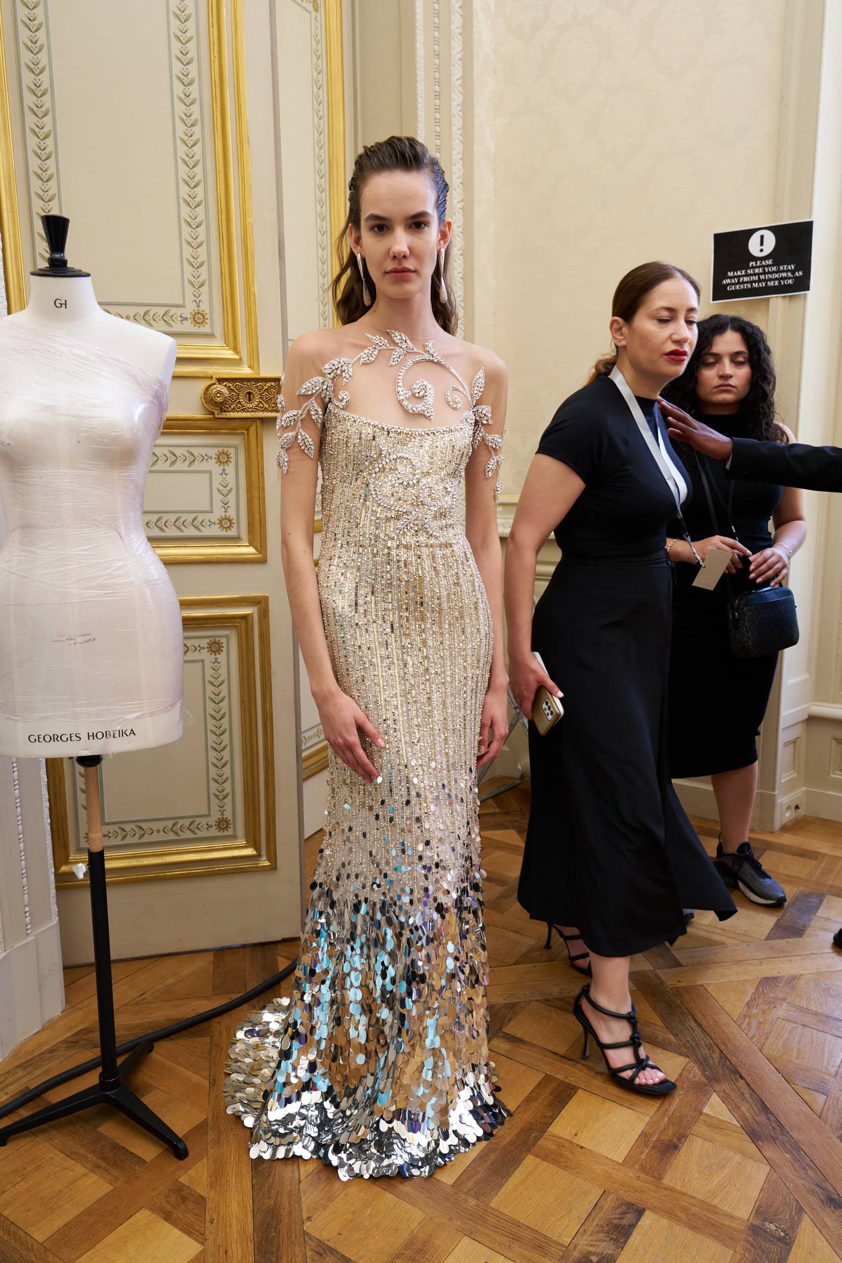 Georges Hobeika Fall 2025 Couture Fashion Show Backstage