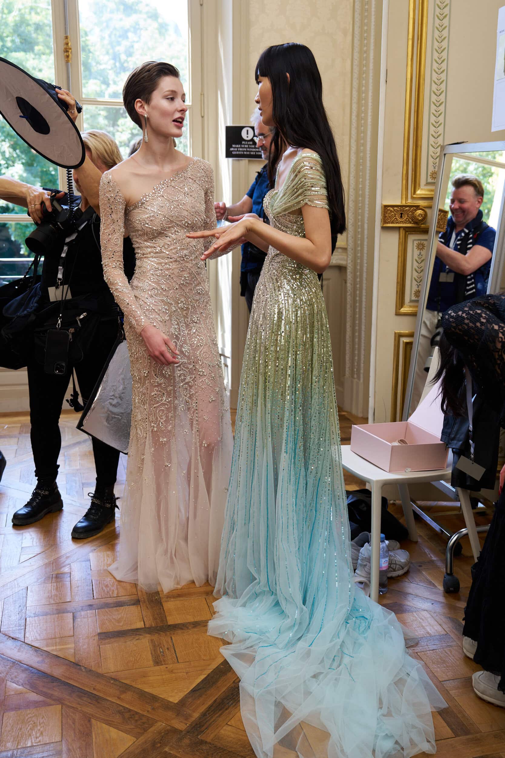 Georges Hobeika Fall 2025 Couture Fashion Show Backstage