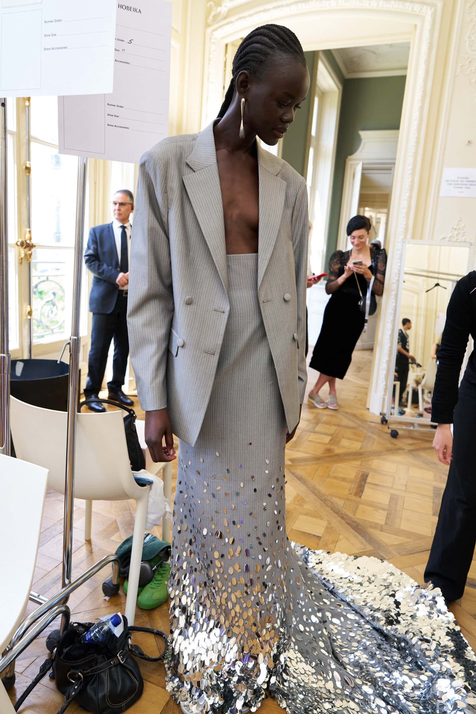 Georges Hobeika Fall 2025 Couture Fashion Show Backstage