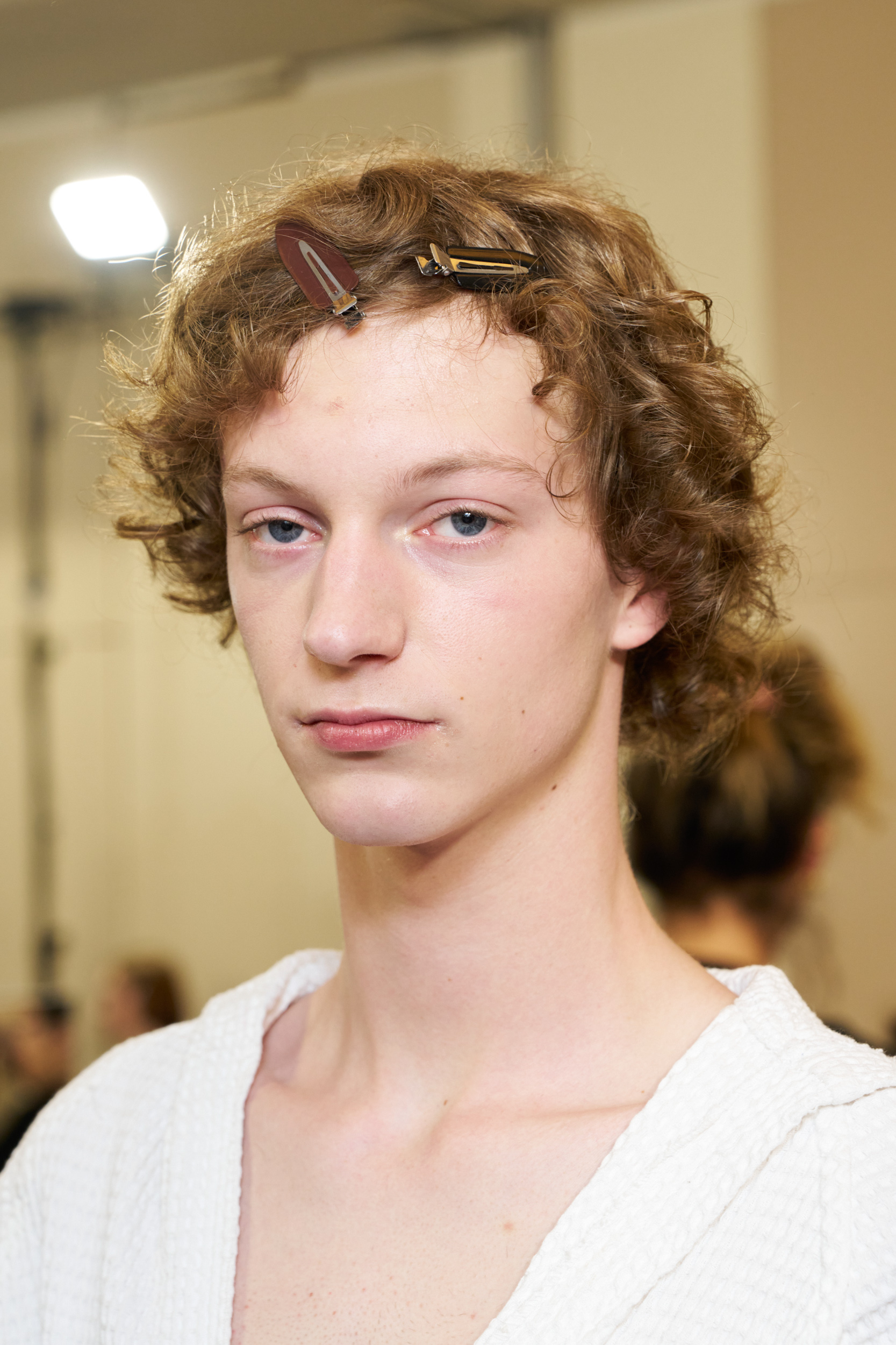 Jw Anderson  Spring 2025 Men's Fashion Show Backstage