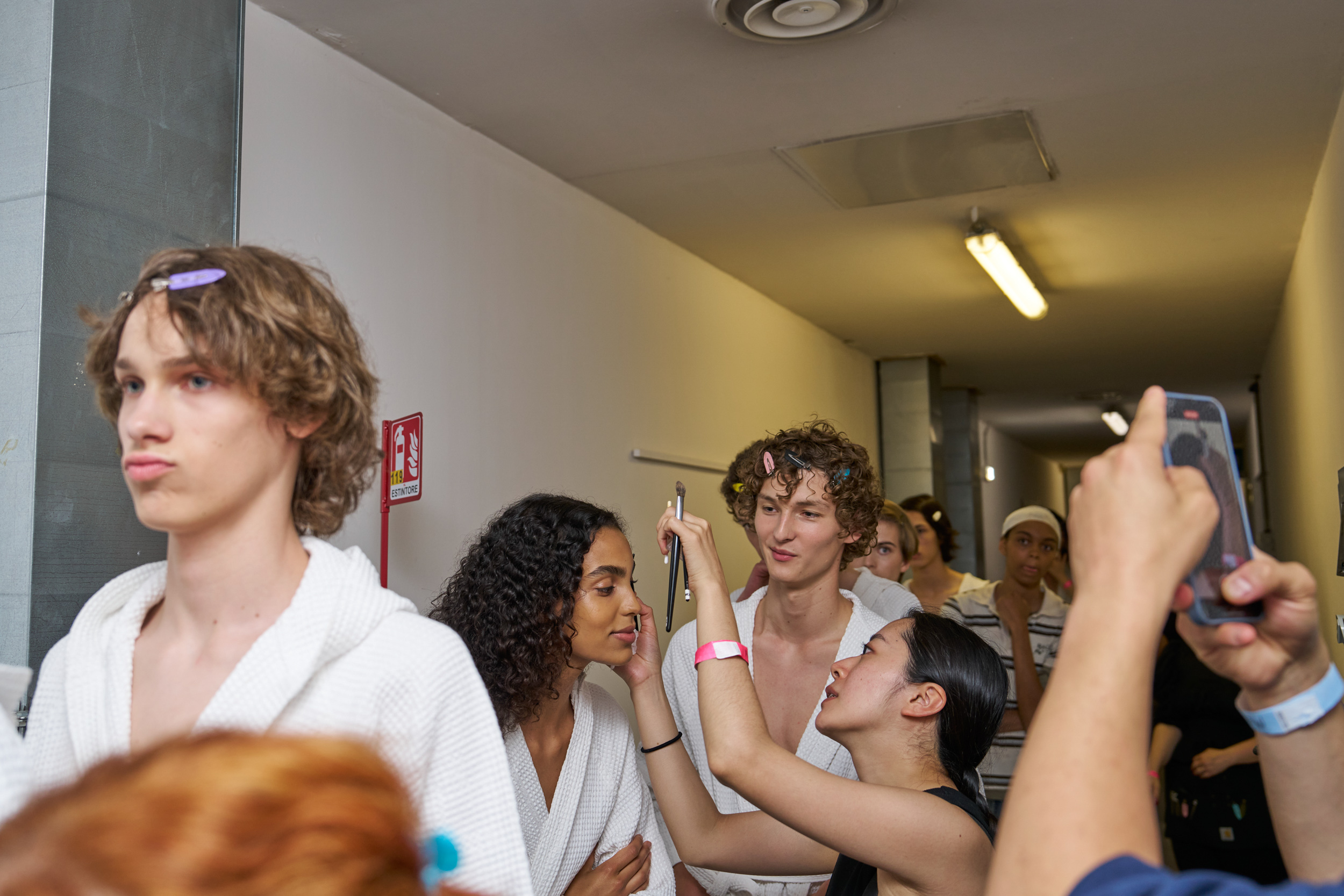 Jw Anderson  Spring 2025 Men's Fashion Show Backstage