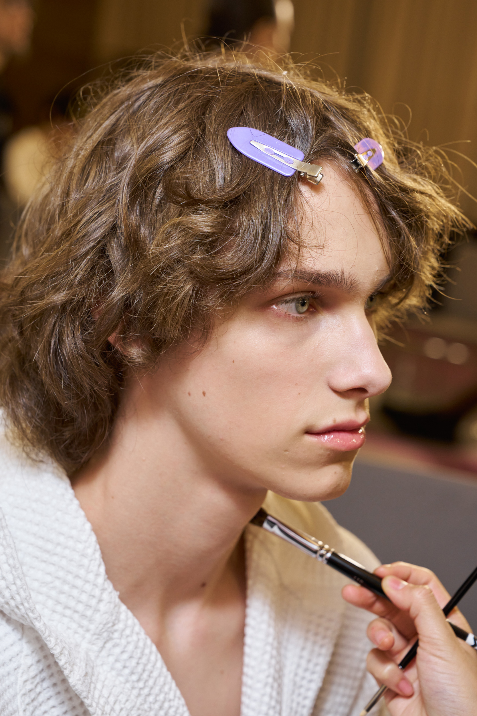 Jw Anderson  Spring 2025 Men's Fashion Show Backstage