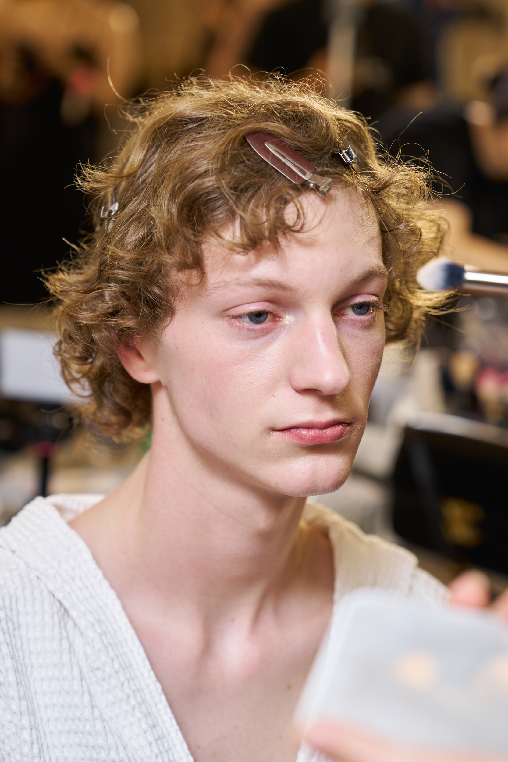 Jw Anderson  Spring 2025 Men's Fashion Show Backstage