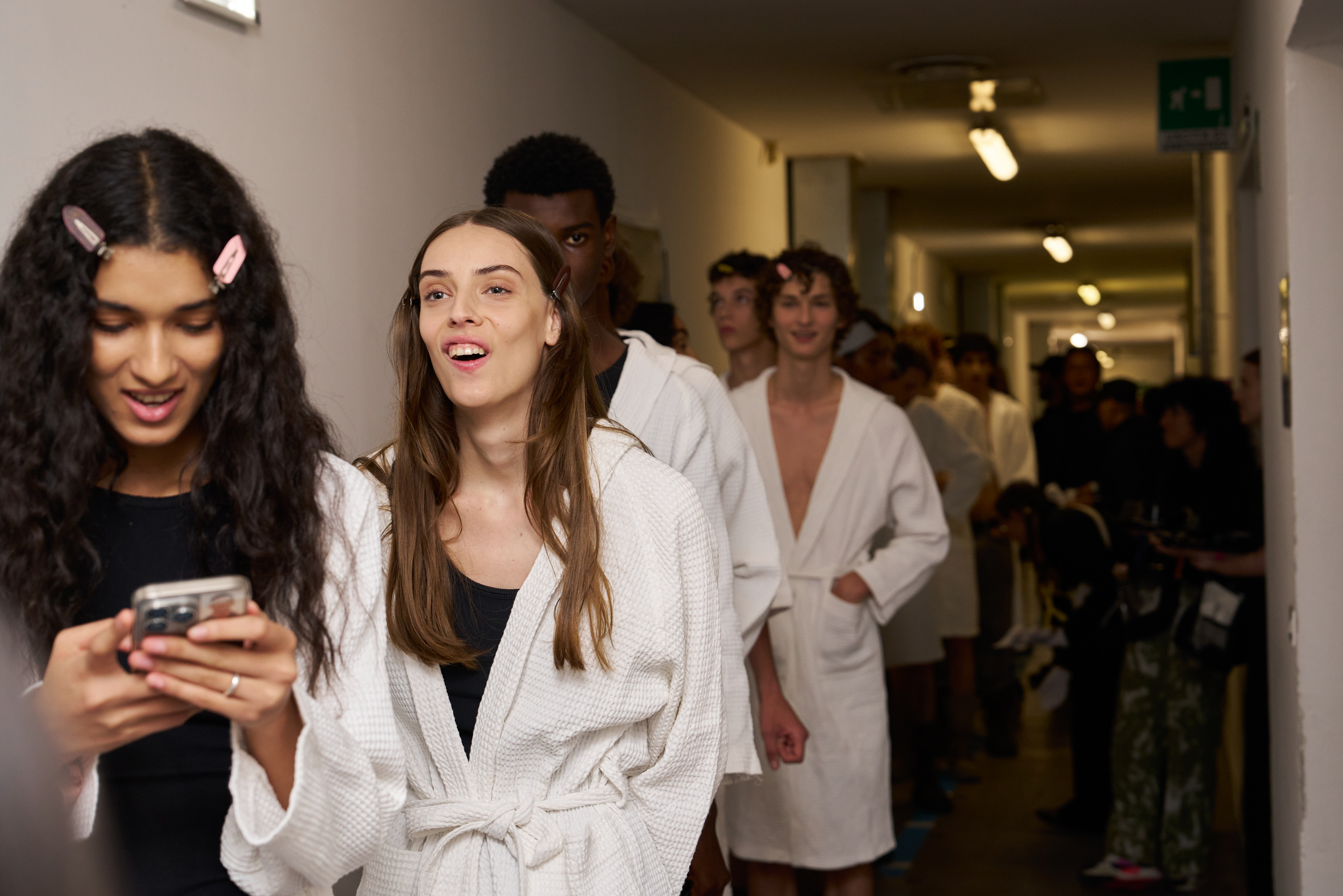 Jw Anderson  Spring 2025 Men's Fashion Show Backstage