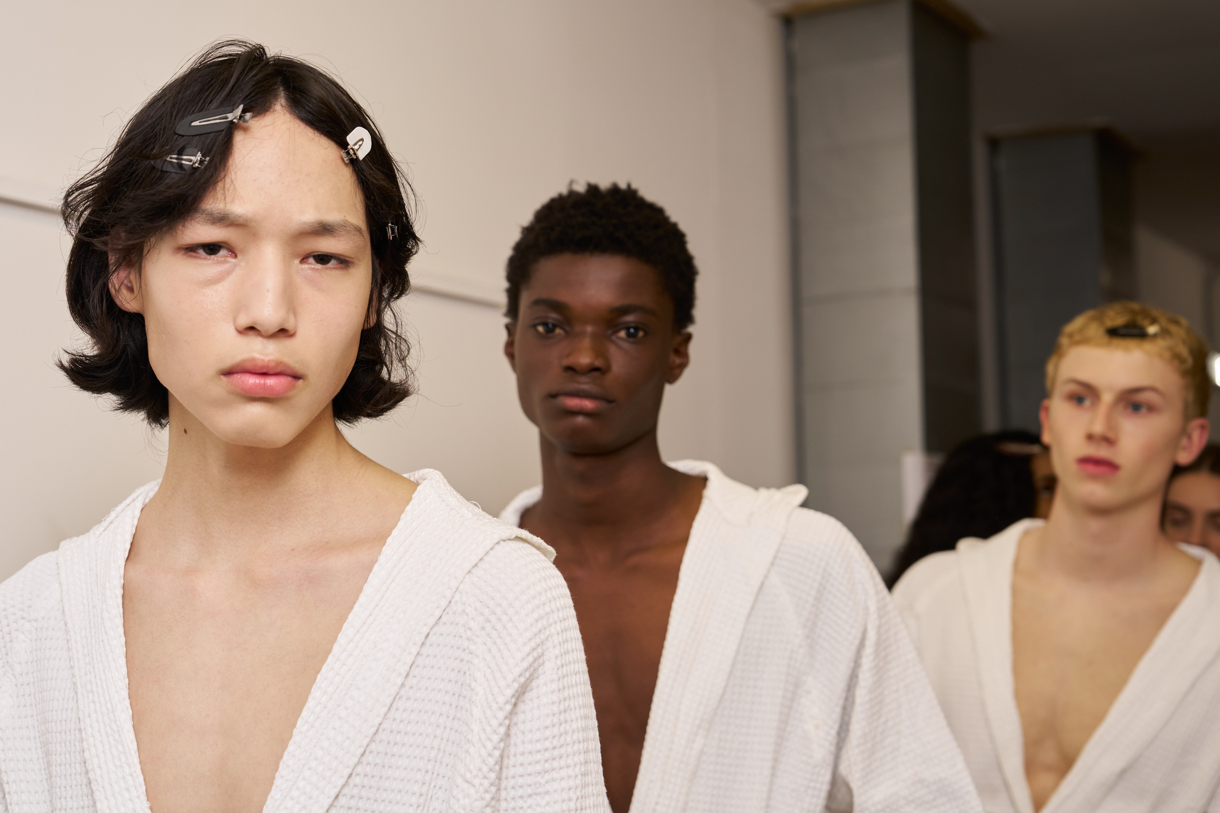 Jw Anderson  Spring 2025 Men's Fashion Show Backstage