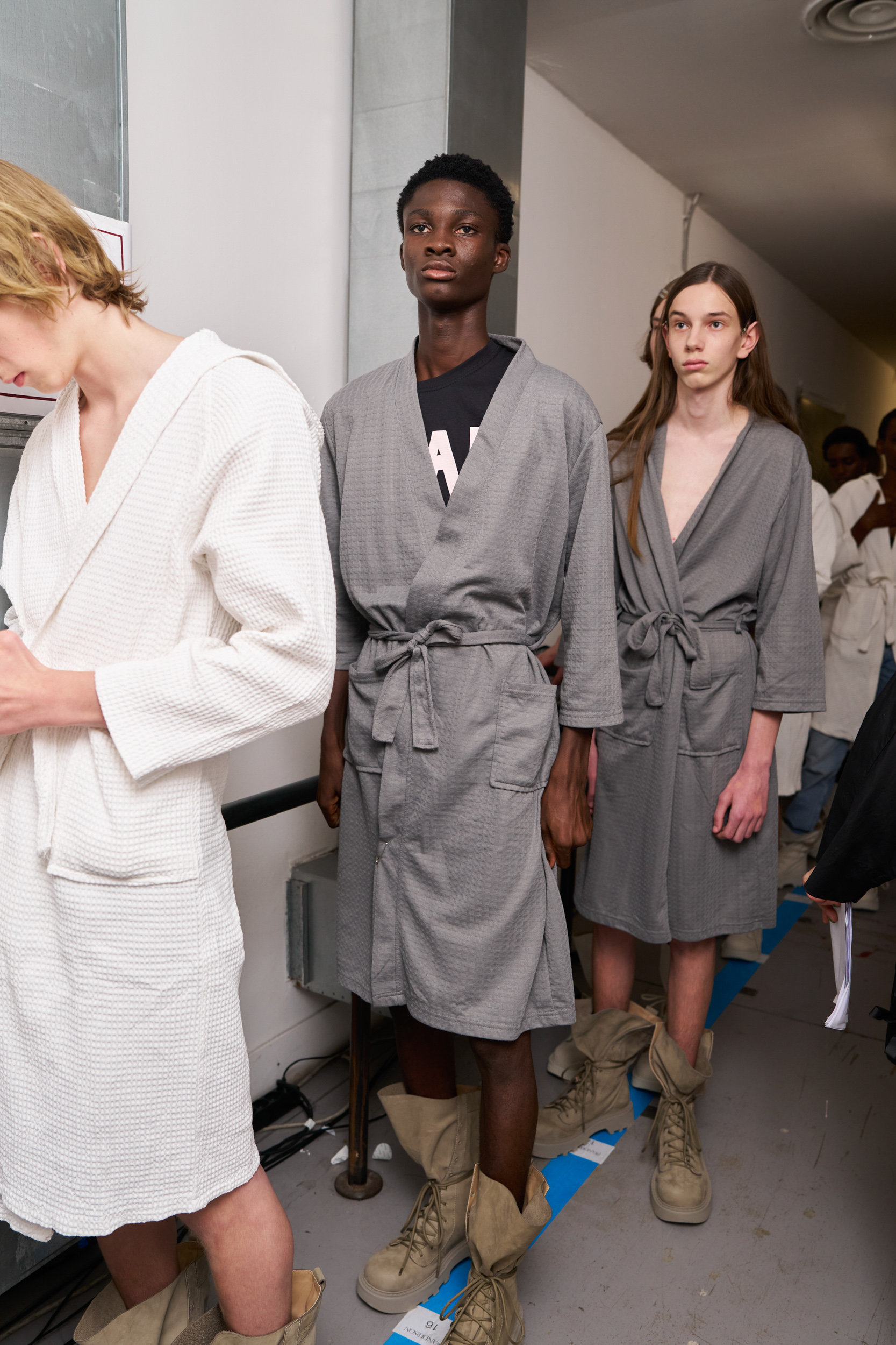 Jw Anderson  Spring 2025 Men's Fashion Show Backstage