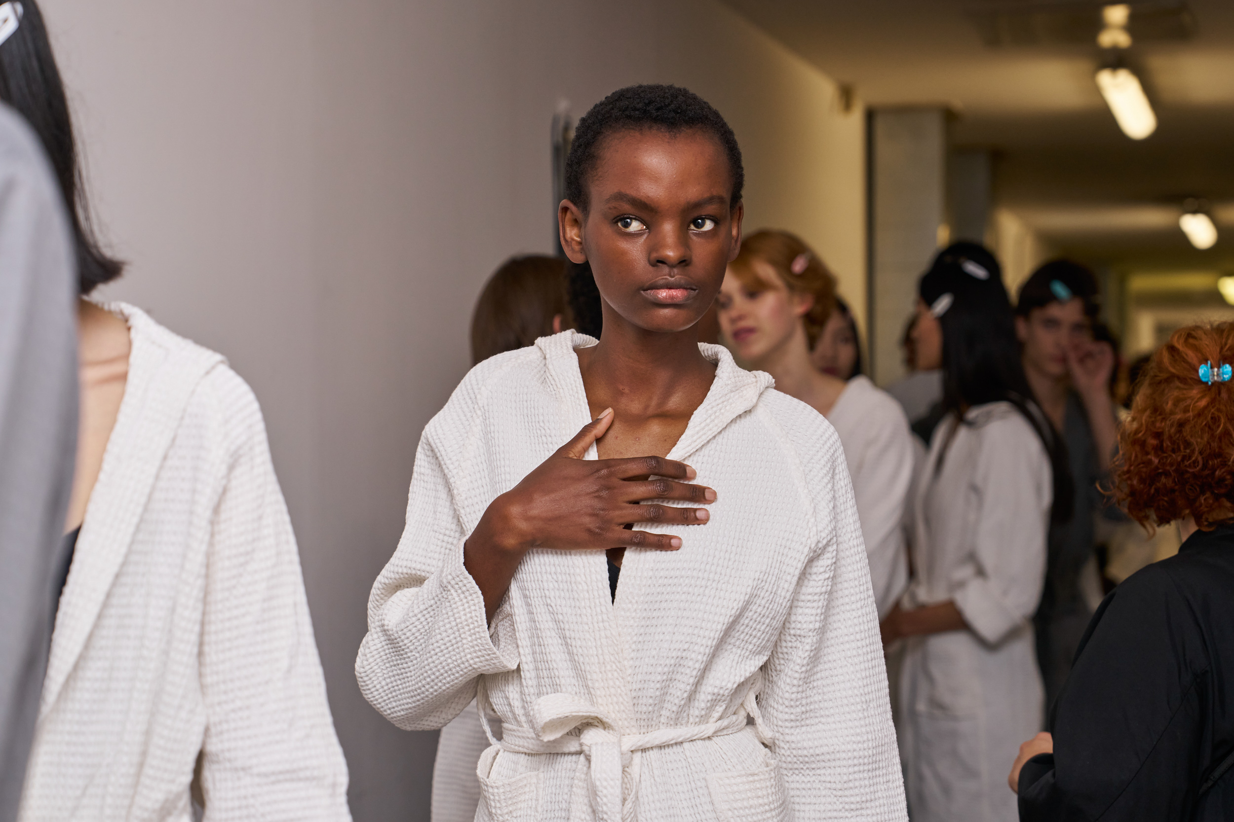 Jw Anderson  Spring 2025 Men's Fashion Show Backstage