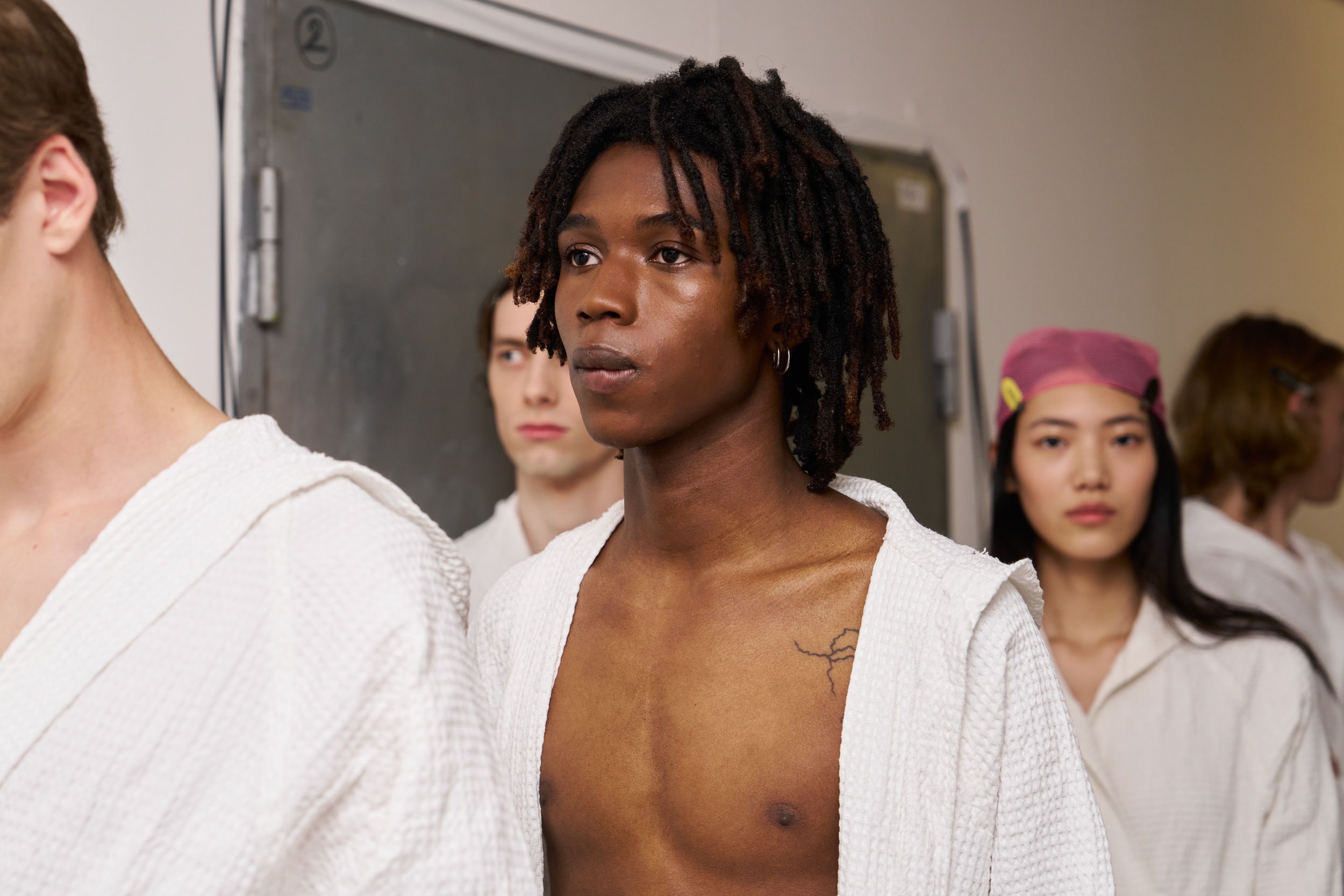 Jw Anderson  Spring 2025 Men's Fashion Show Backstage