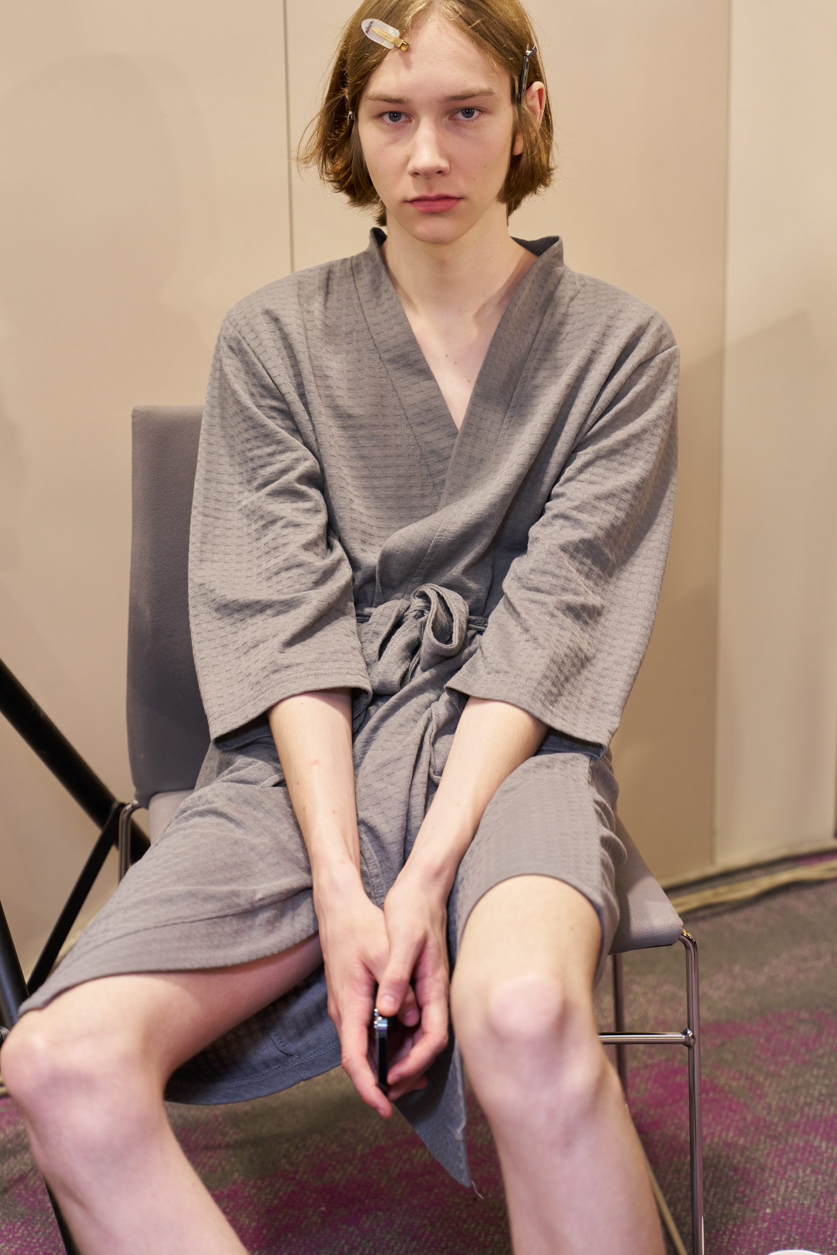 Jw Anderson  Spring 2025 Men's Fashion Show Backstage