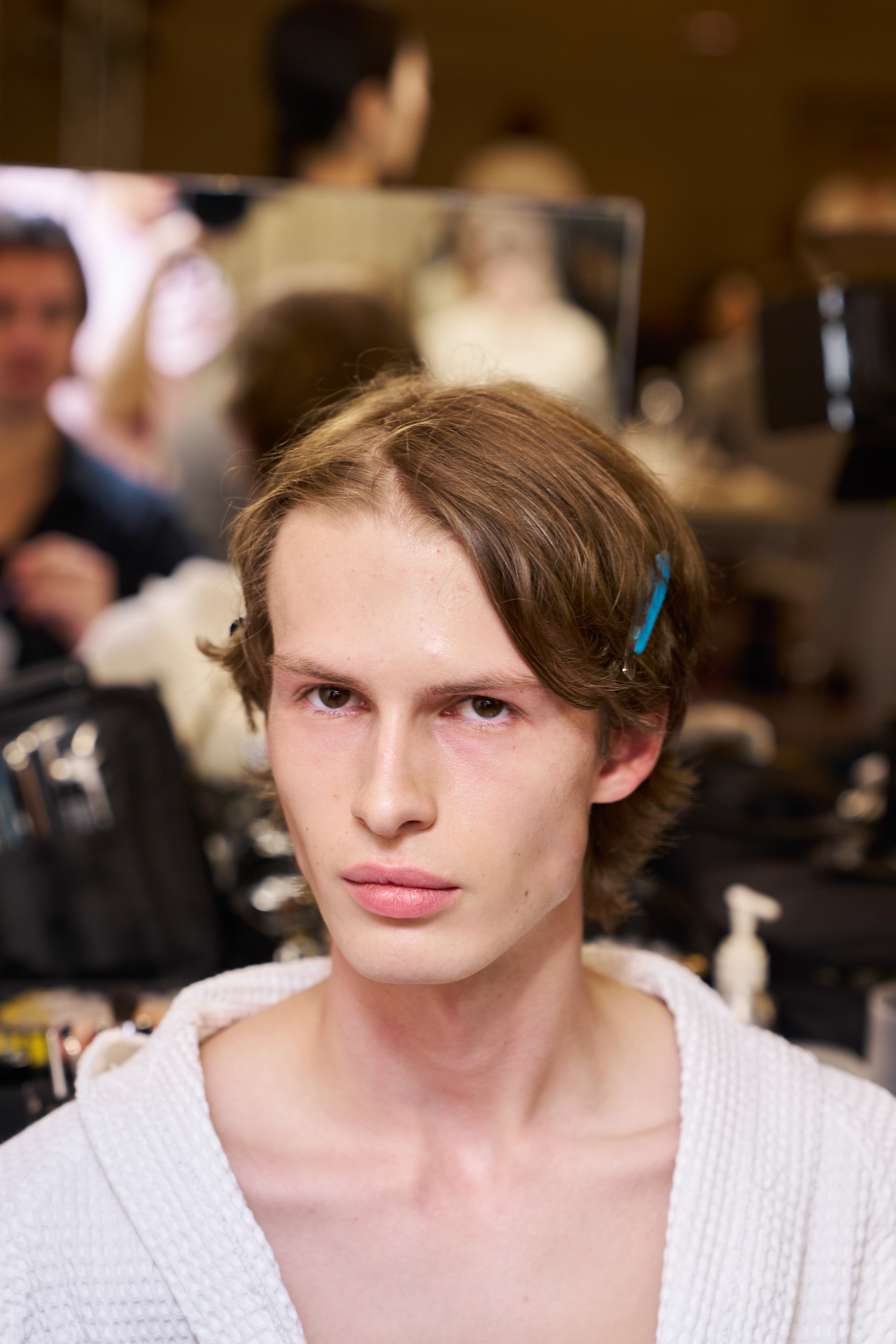 Jw Anderson  Spring 2025 Men's Fashion Show Backstage