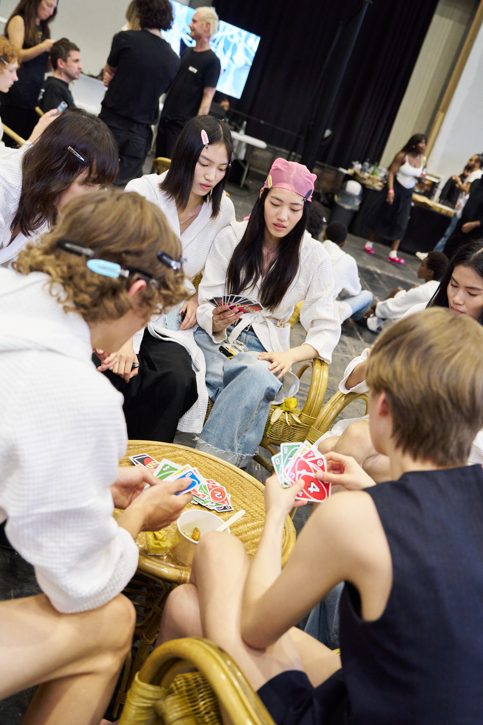 Jw Anderson  Spring 2025 Men's Fashion Show Backstage