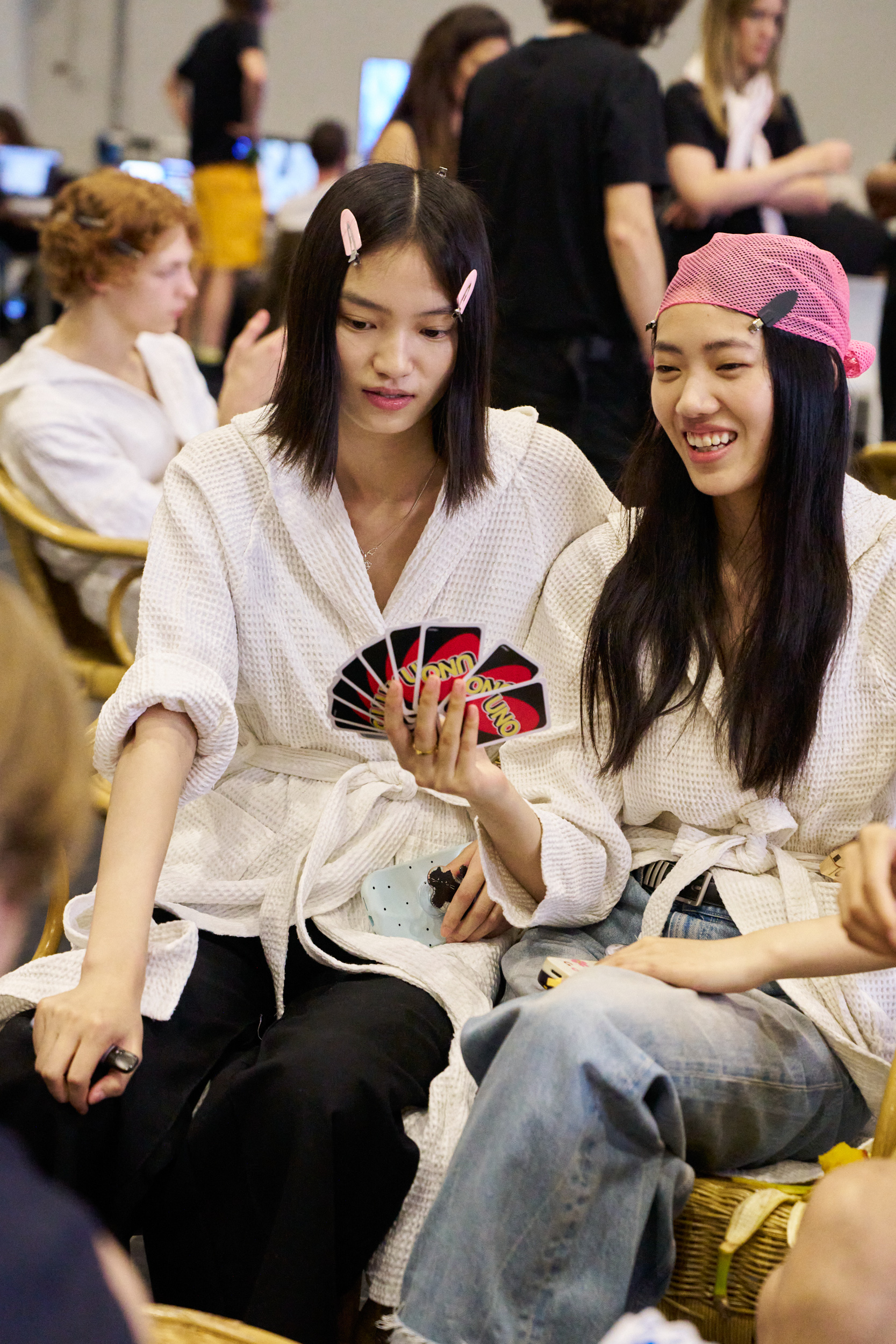 Jw Anderson  Spring 2025 Men's Fashion Show Backstage