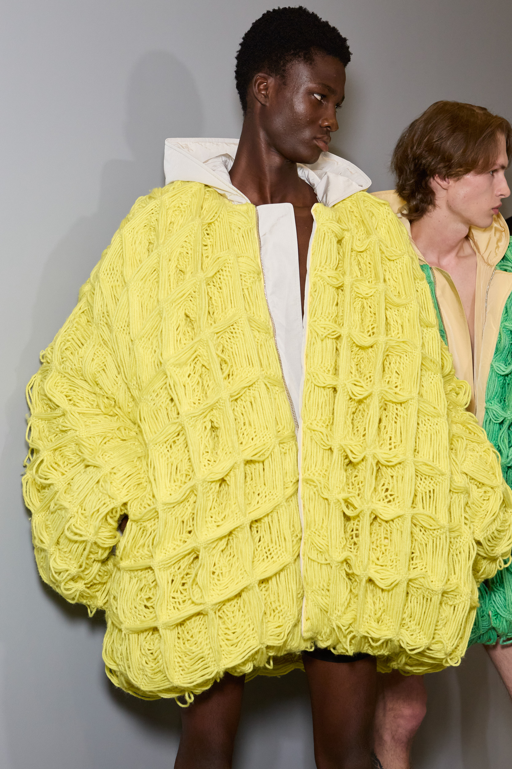 Jw Anderson  Spring 2025 Men's Fashion Show Backstage