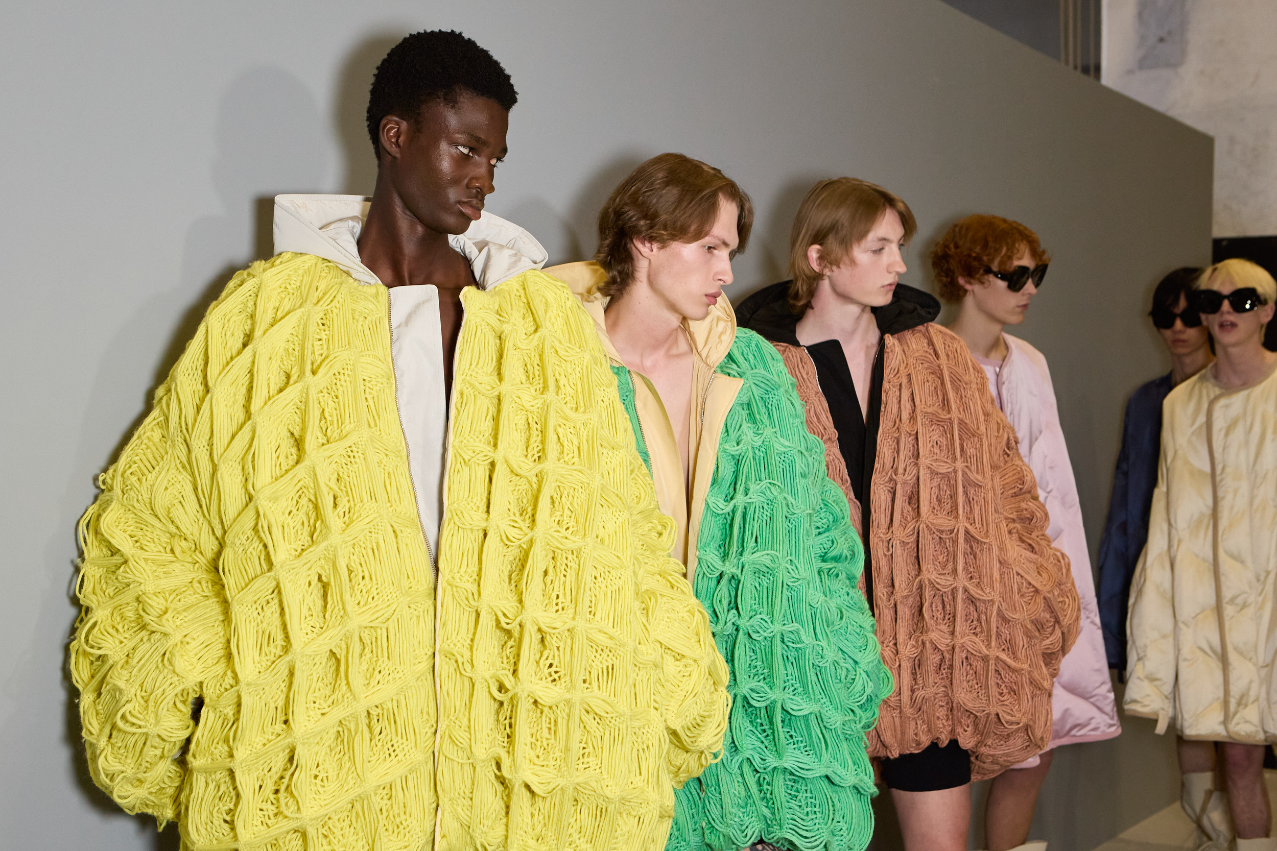 Jw Anderson  Spring 2025 Men's Fashion Show Backstage