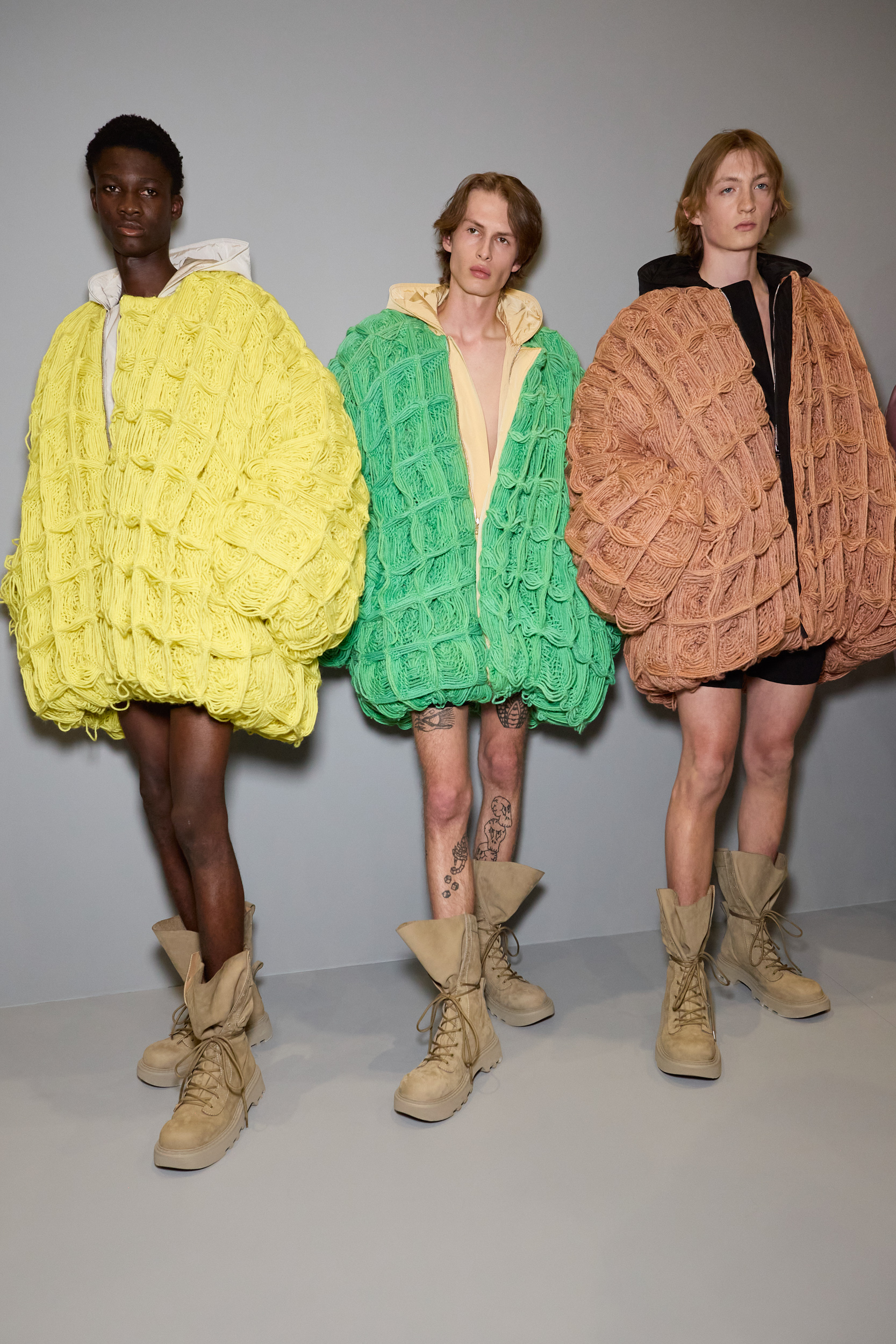 Jw Anderson  Spring 2025 Men's Fashion Show Backstage