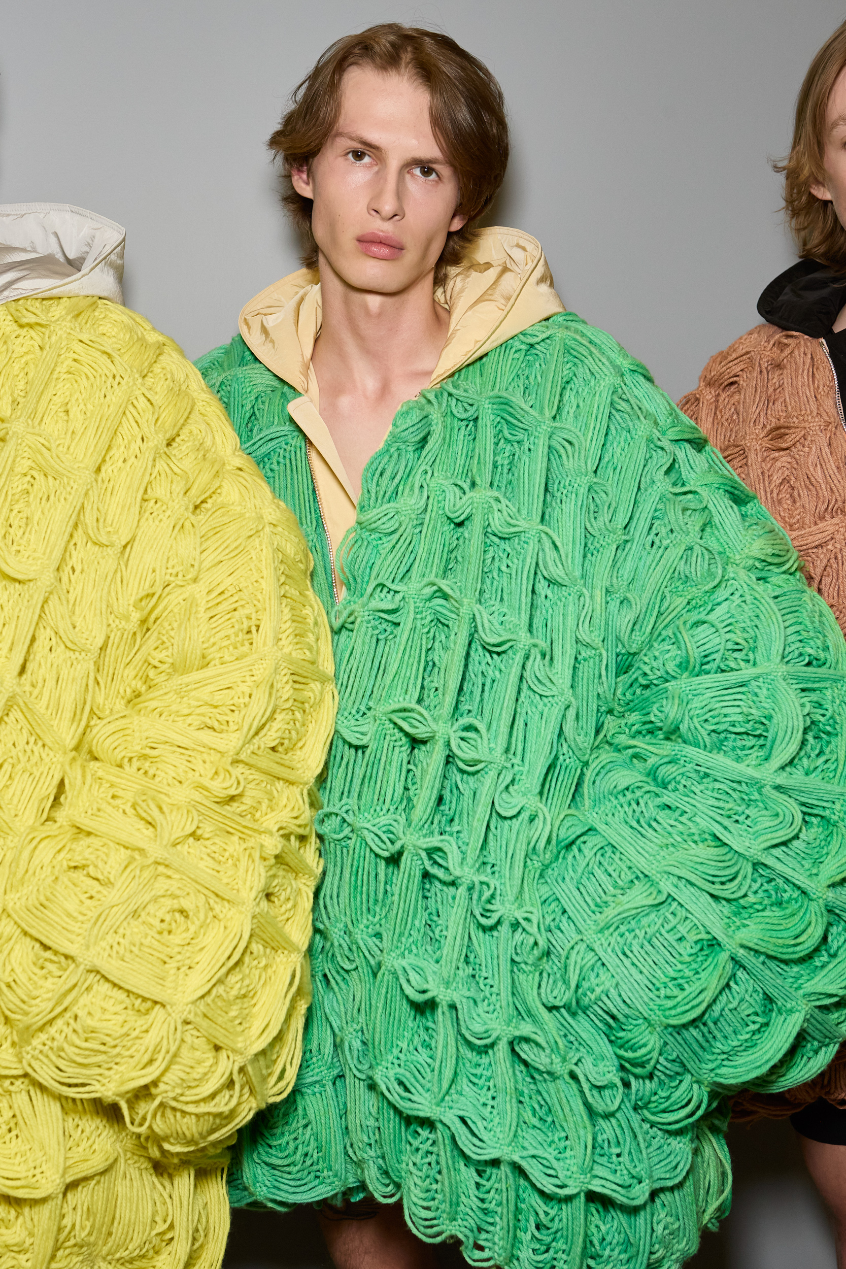 Jw Anderson  Spring 2025 Men's Fashion Show Backstage