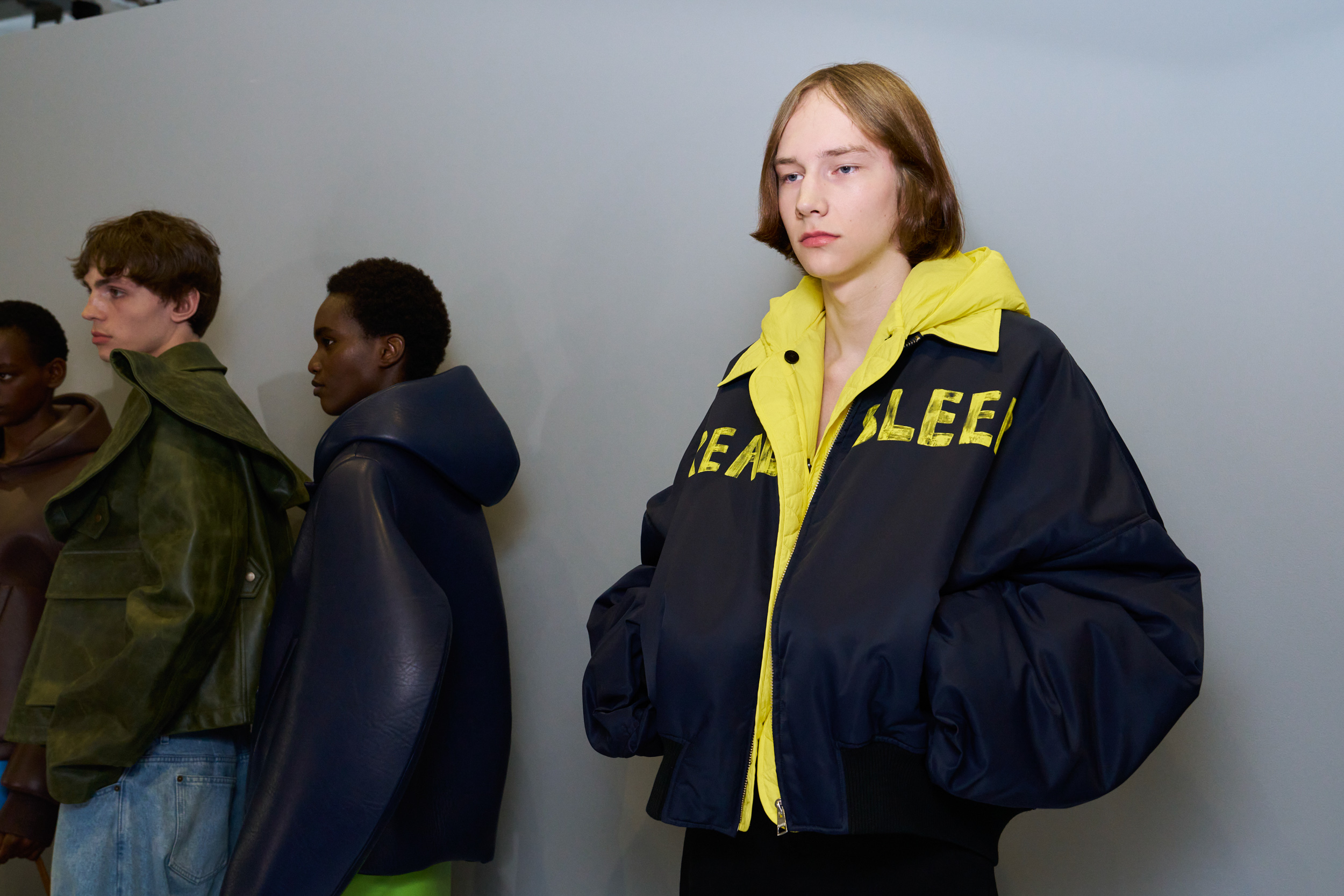 Jw Anderson  Spring 2025 Men's Fashion Show Backstage