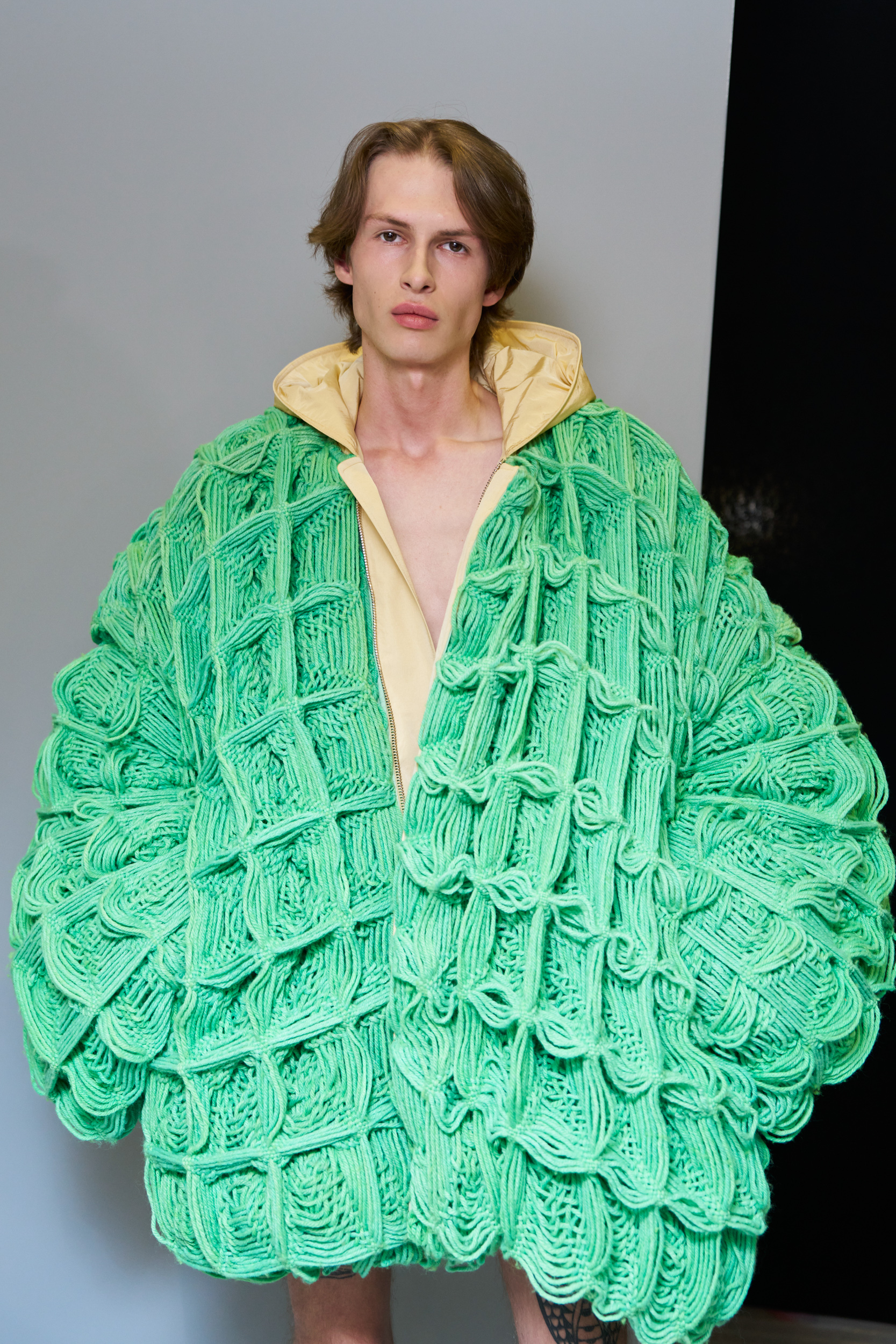 Jw Anderson  Spring 2025 Men's Fashion Show Backstage