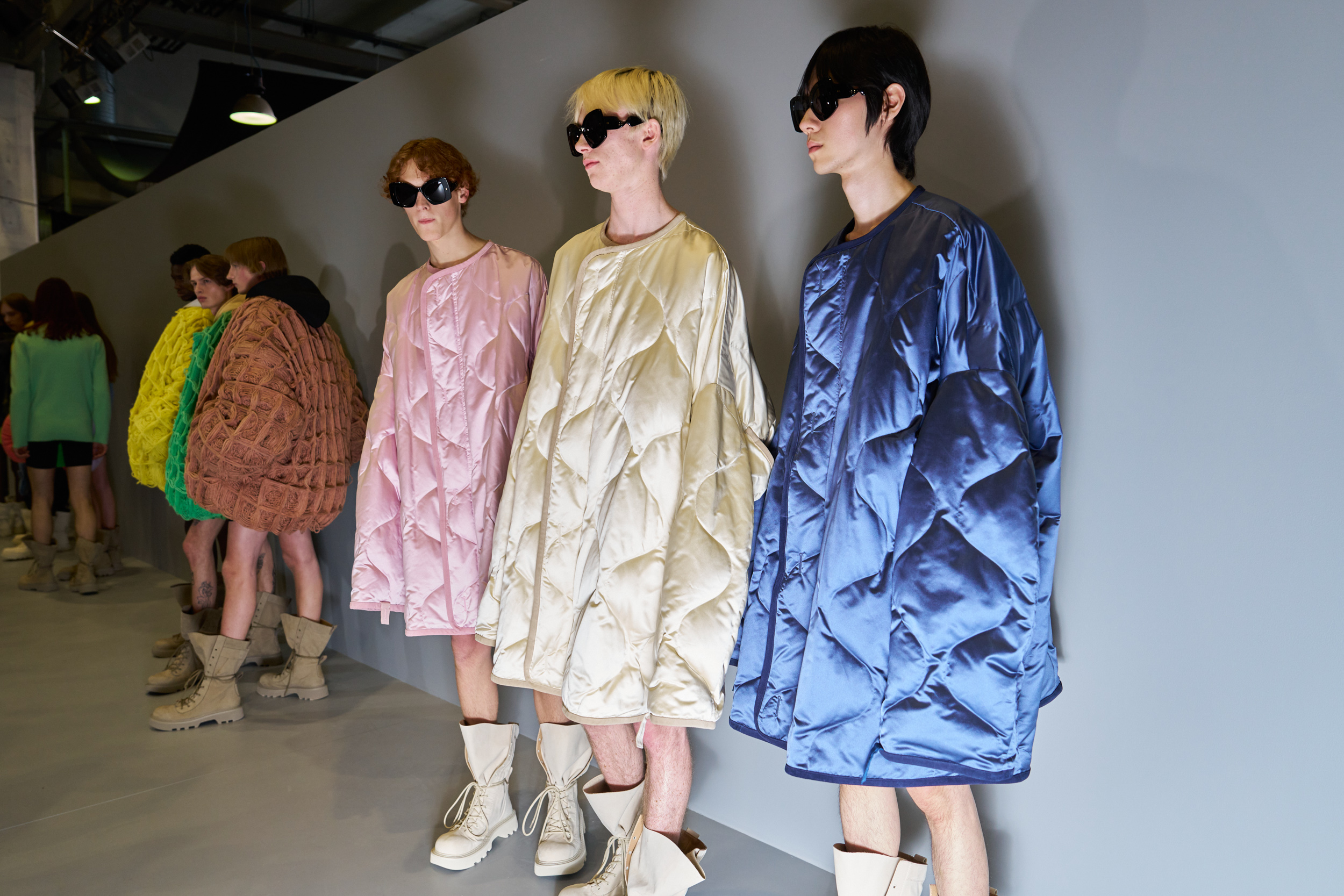 Jw Anderson  Spring 2025 Men's Fashion Show Backstage