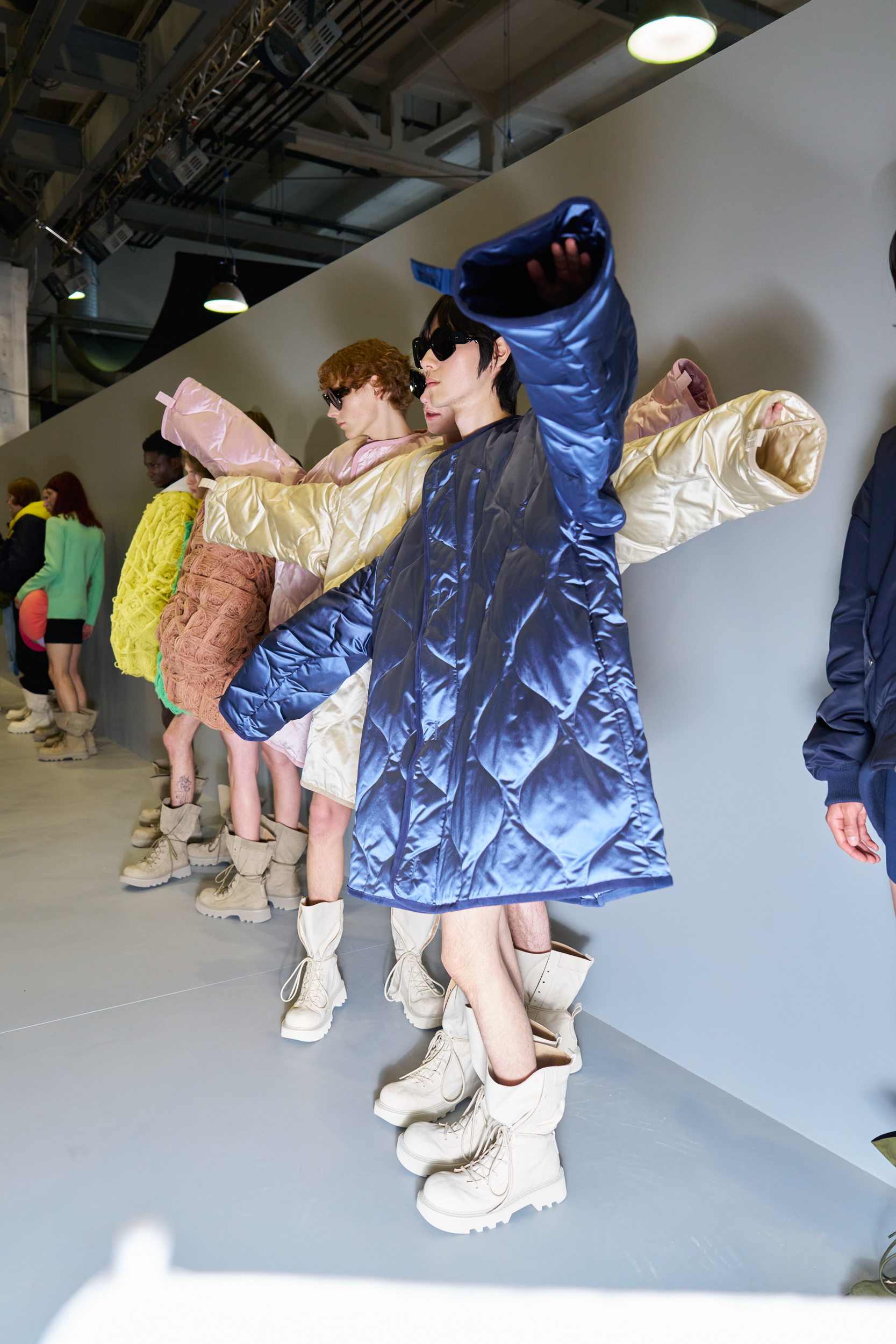 Jw Anderson  Spring 2025 Men's Fashion Show Backstage