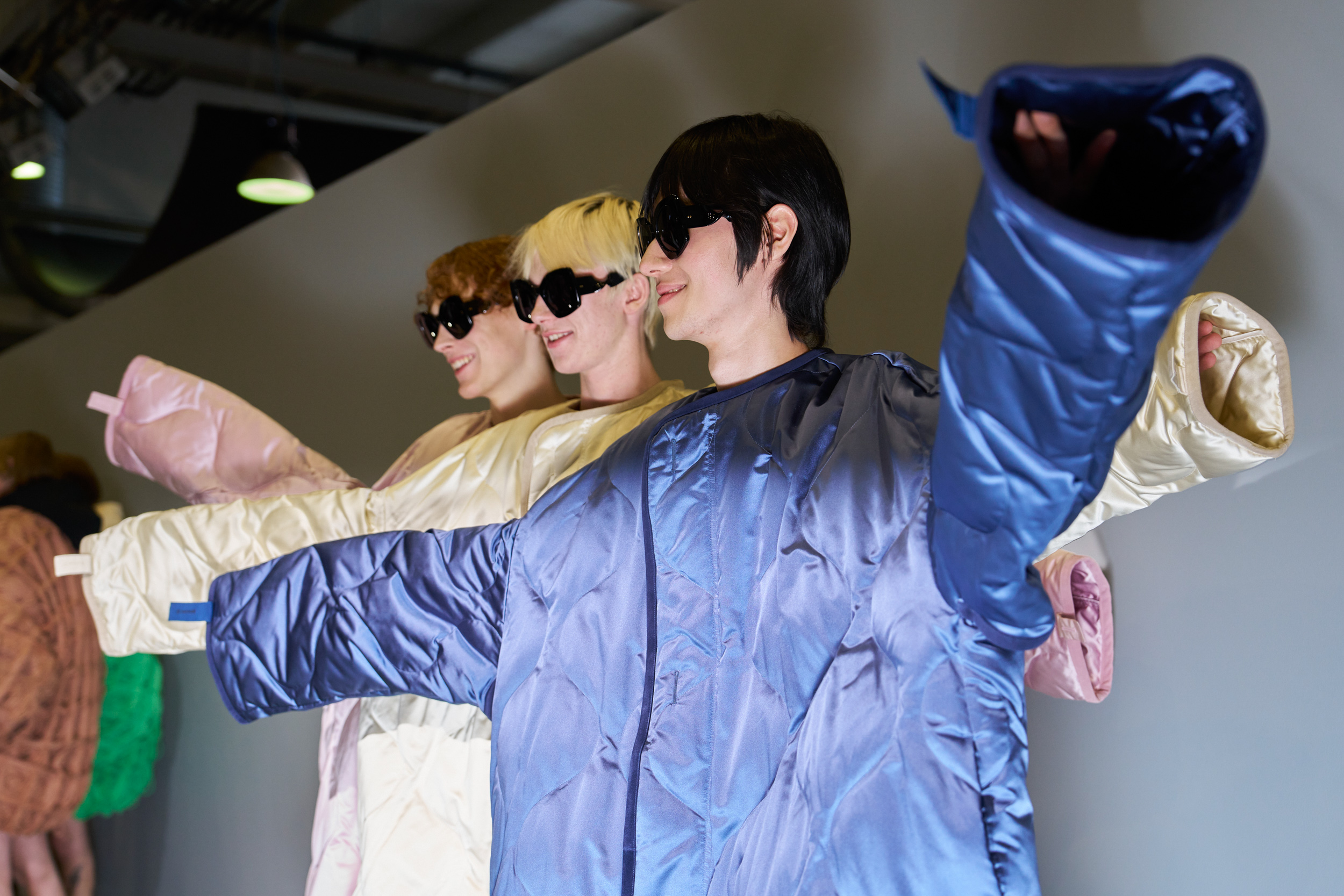 Jw Anderson  Spring 2025 Men's Fashion Show Backstage