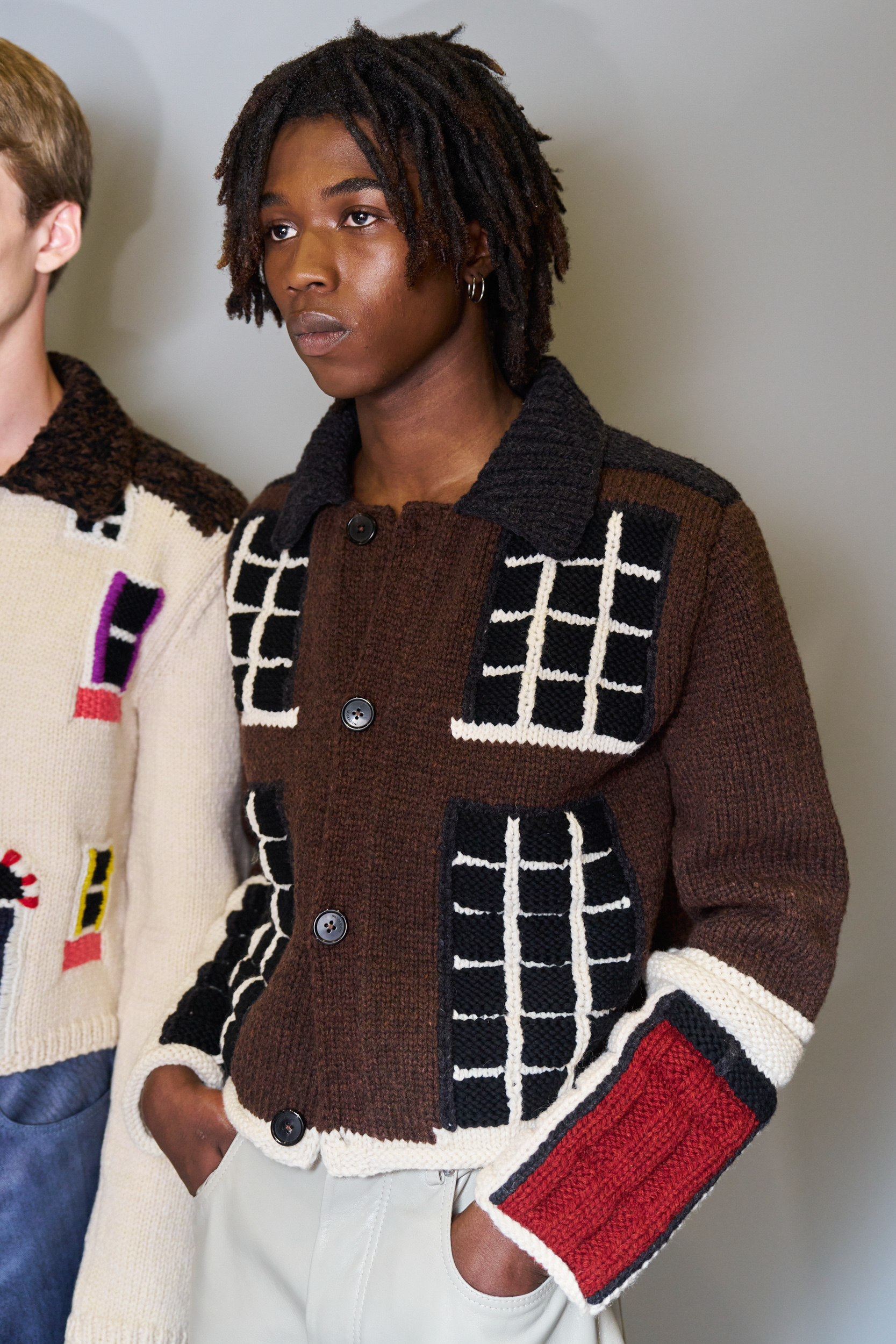 Jw Anderson  Spring 2025 Men's Fashion Show Backstage