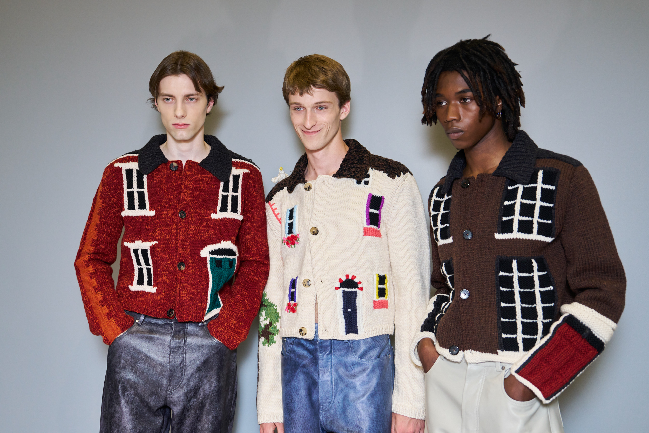 Jw Anderson  Spring 2025 Men's Fashion Show Backstage