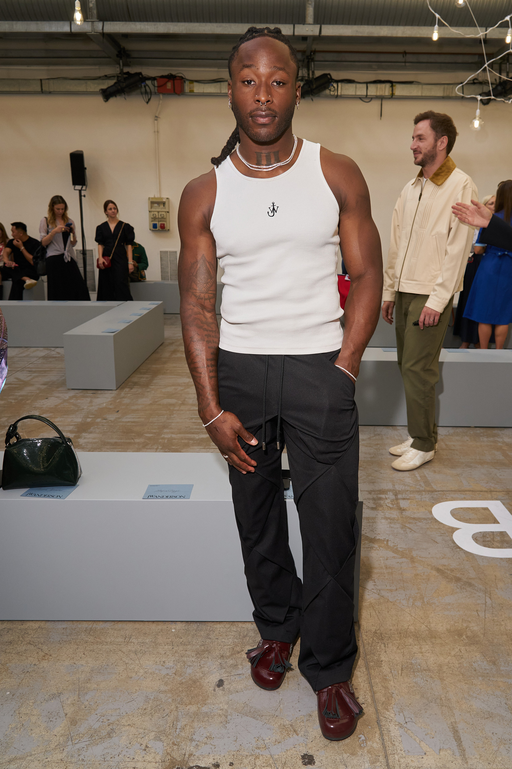 Jw Anderson  Spring 2025 Men's Fashion Show Front Row