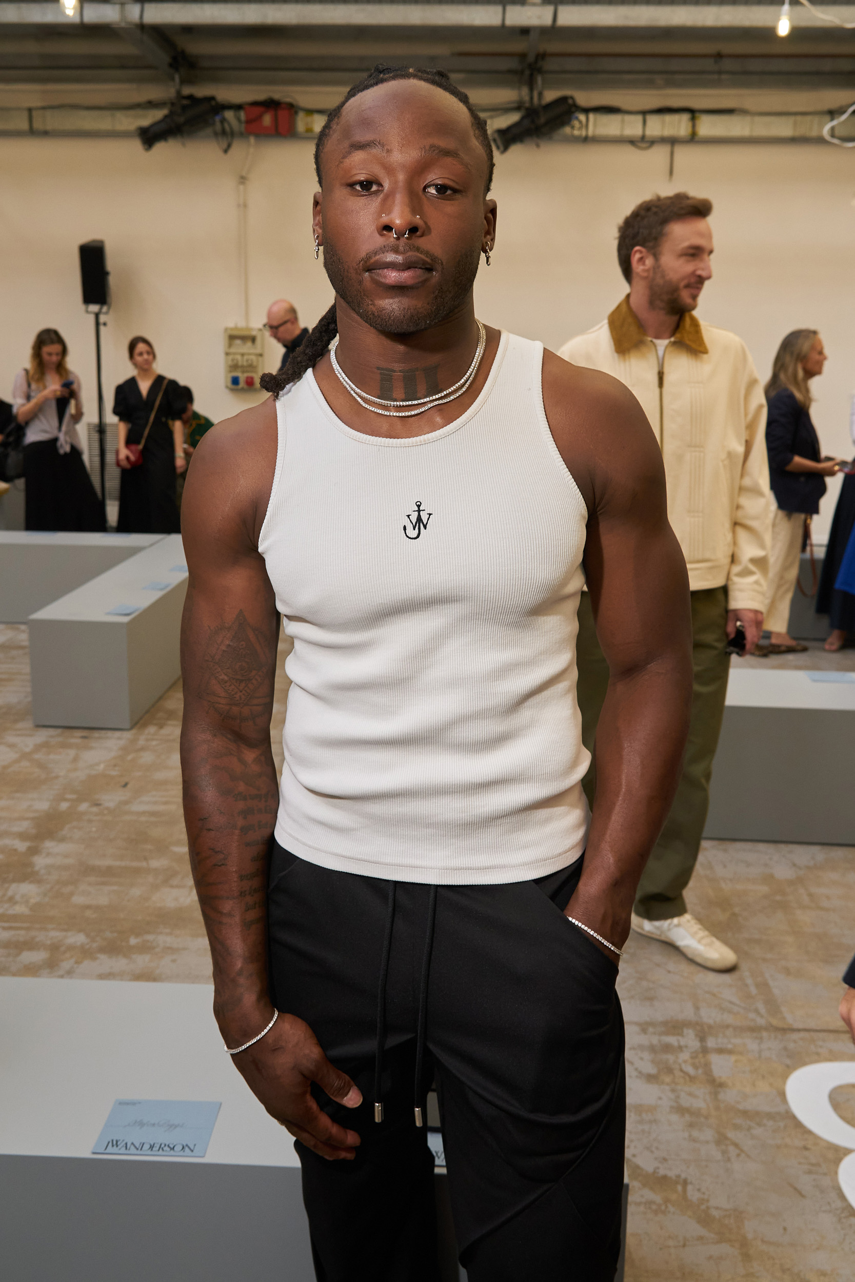 Jw Anderson  Spring 2025 Men's Fashion Show Front Row