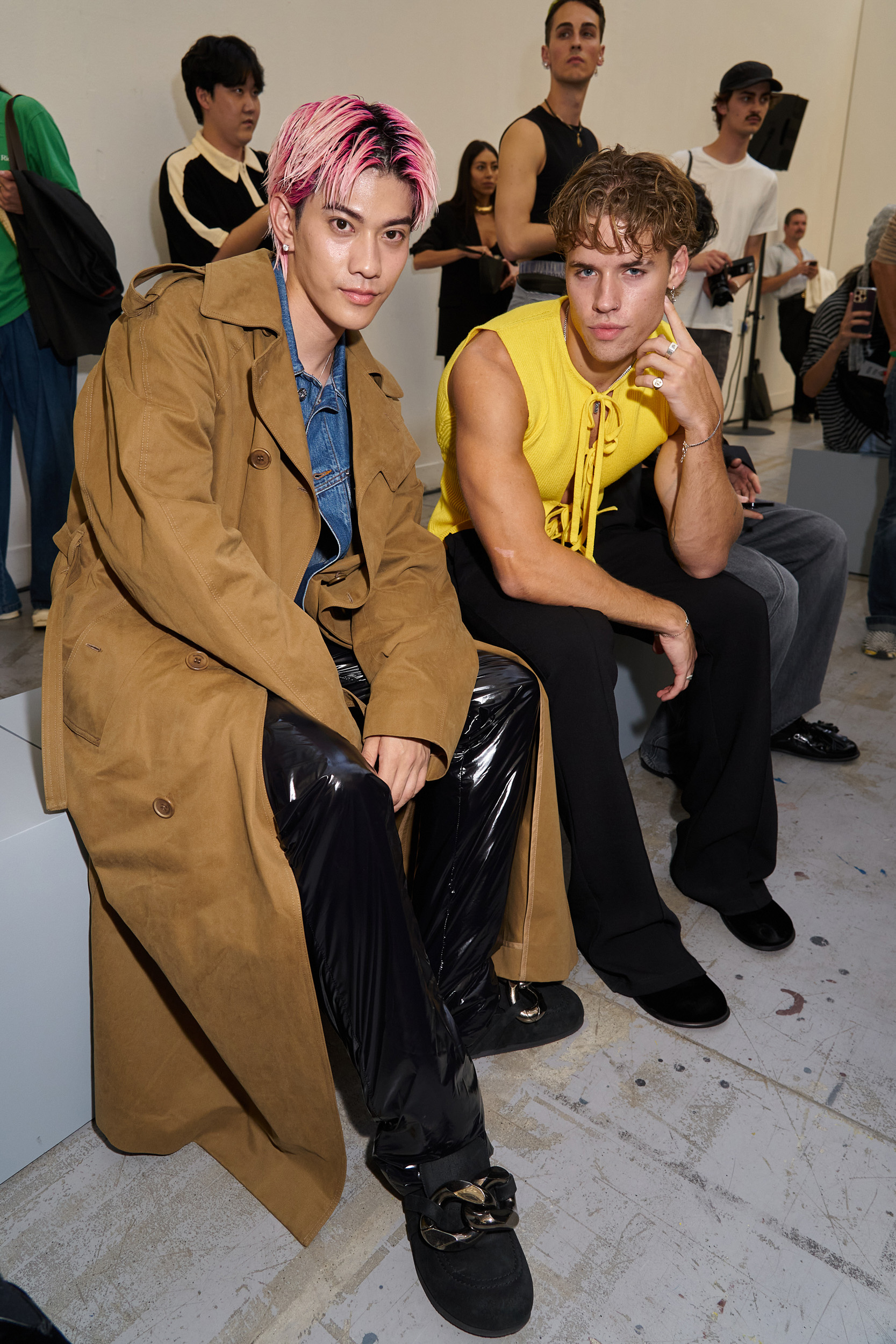 Jw Anderson  Spring 2025 Men's Fashion Show Front Row