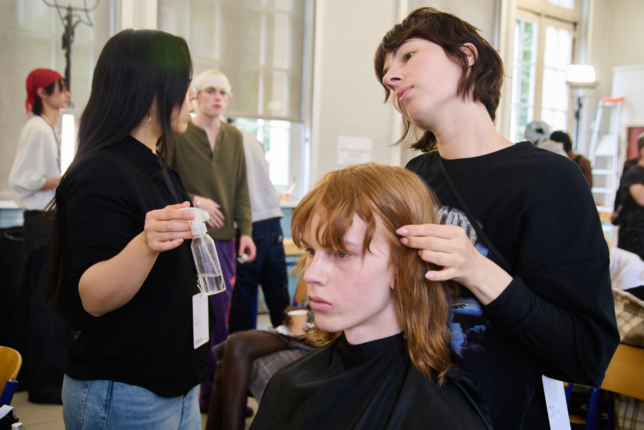 Kolor  Spring 2025 Men's Fashion Show Backstage