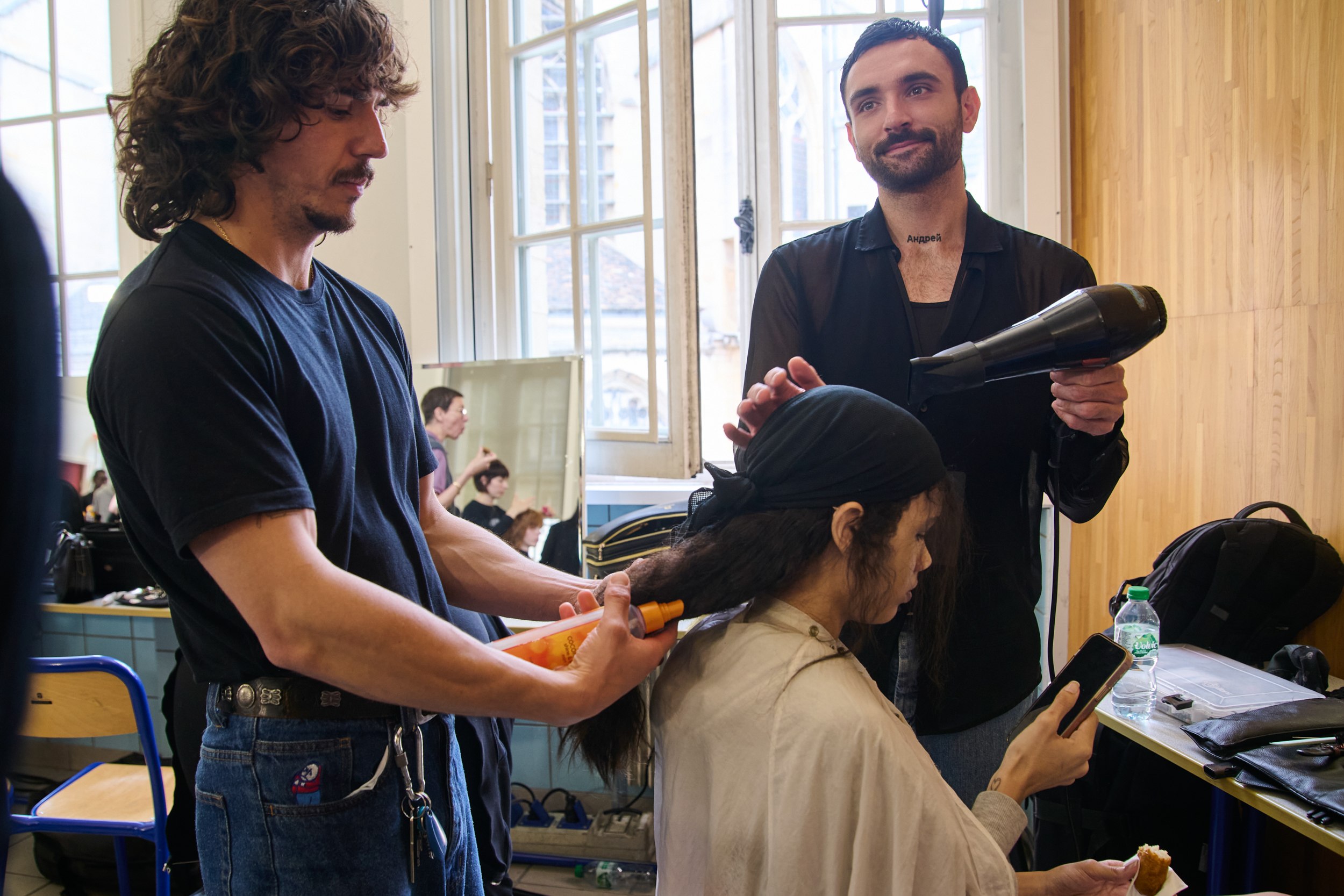 Kolor  Spring 2025 Men's Fashion Show Backstage