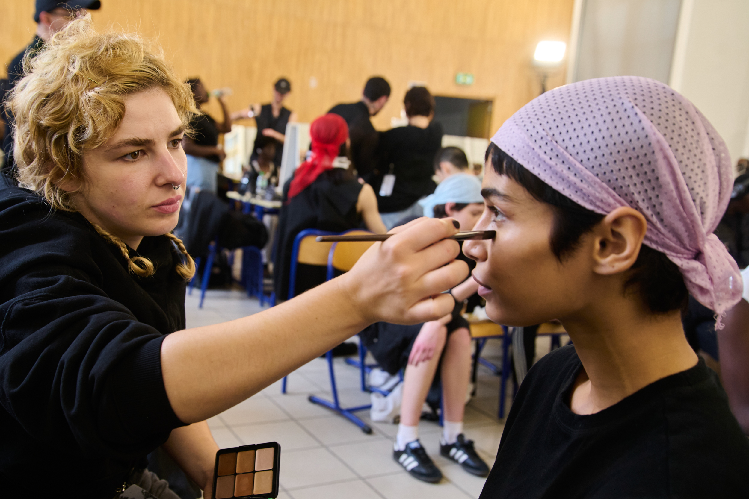 Kolor  Spring 2025 Men's Fashion Show Backstage