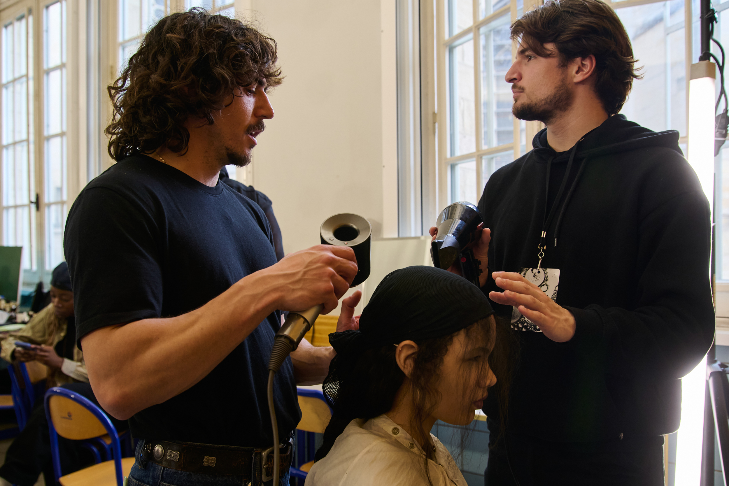 Kolor  Spring 2025 Men's Fashion Show Backstage