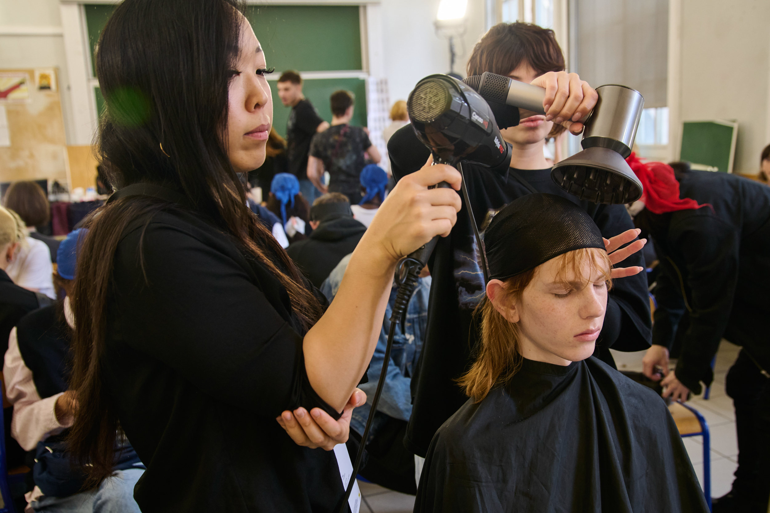 Kolor  Spring 2025 Men's Fashion Show Backstage