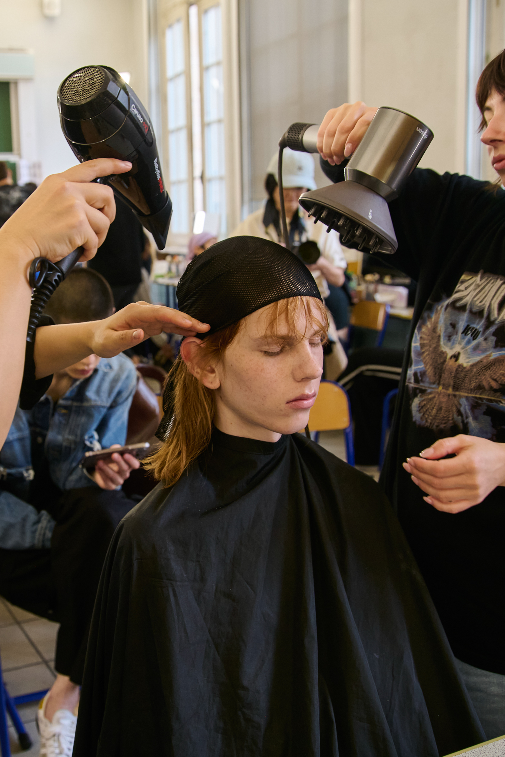 Kolor  Spring 2025 Men's Fashion Show Backstage