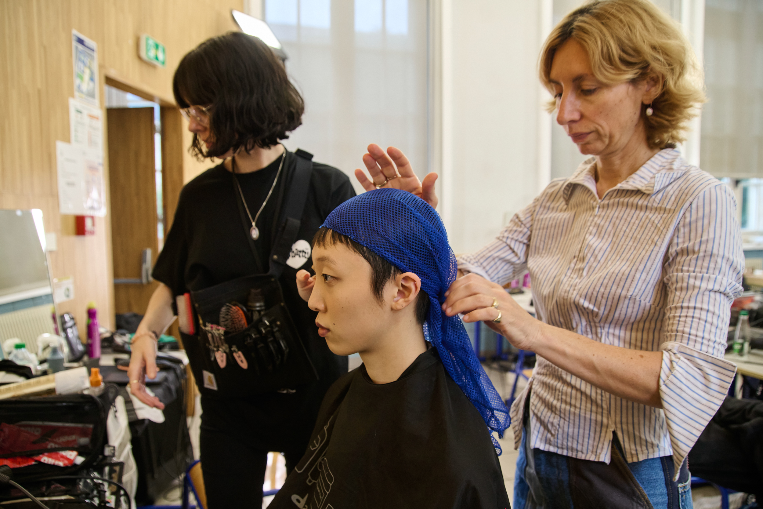 Kolor  Spring 2025 Men's Fashion Show Backstage