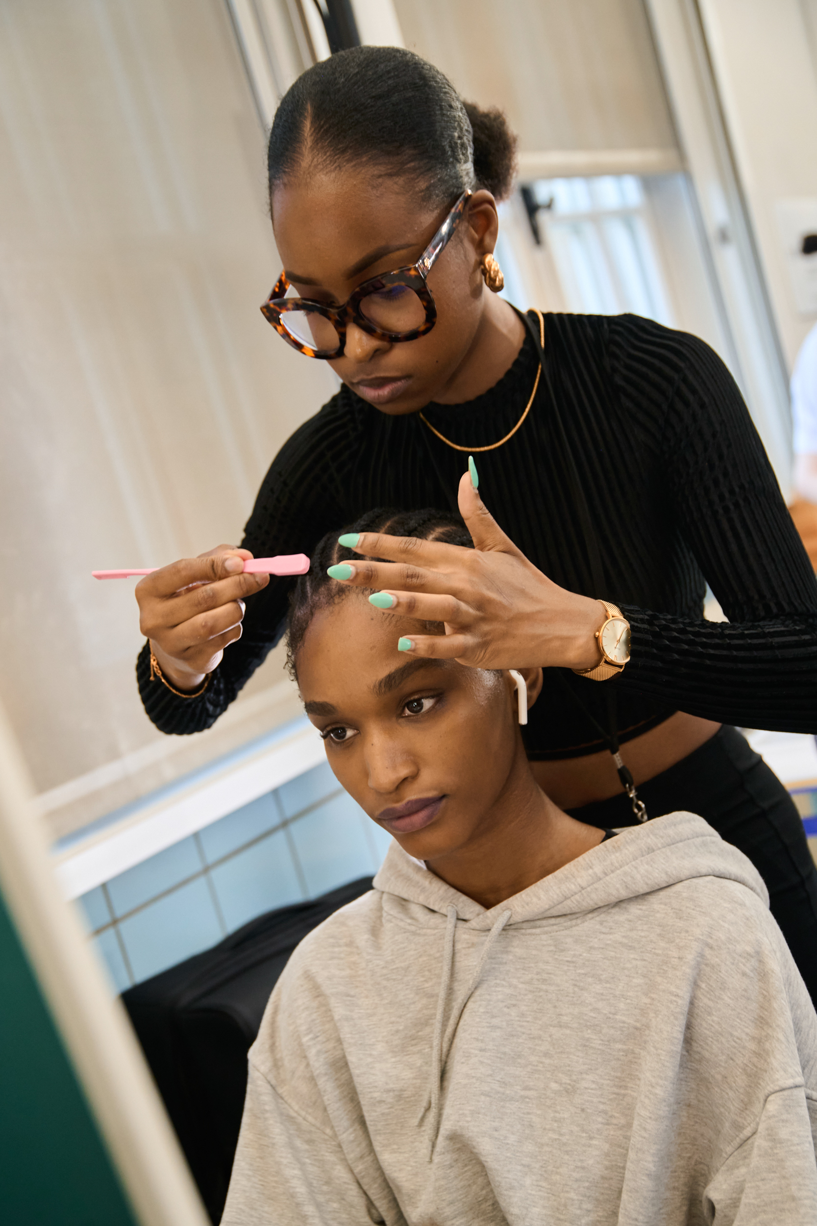 Kolor  Spring 2025 Men's Fashion Show Backstage