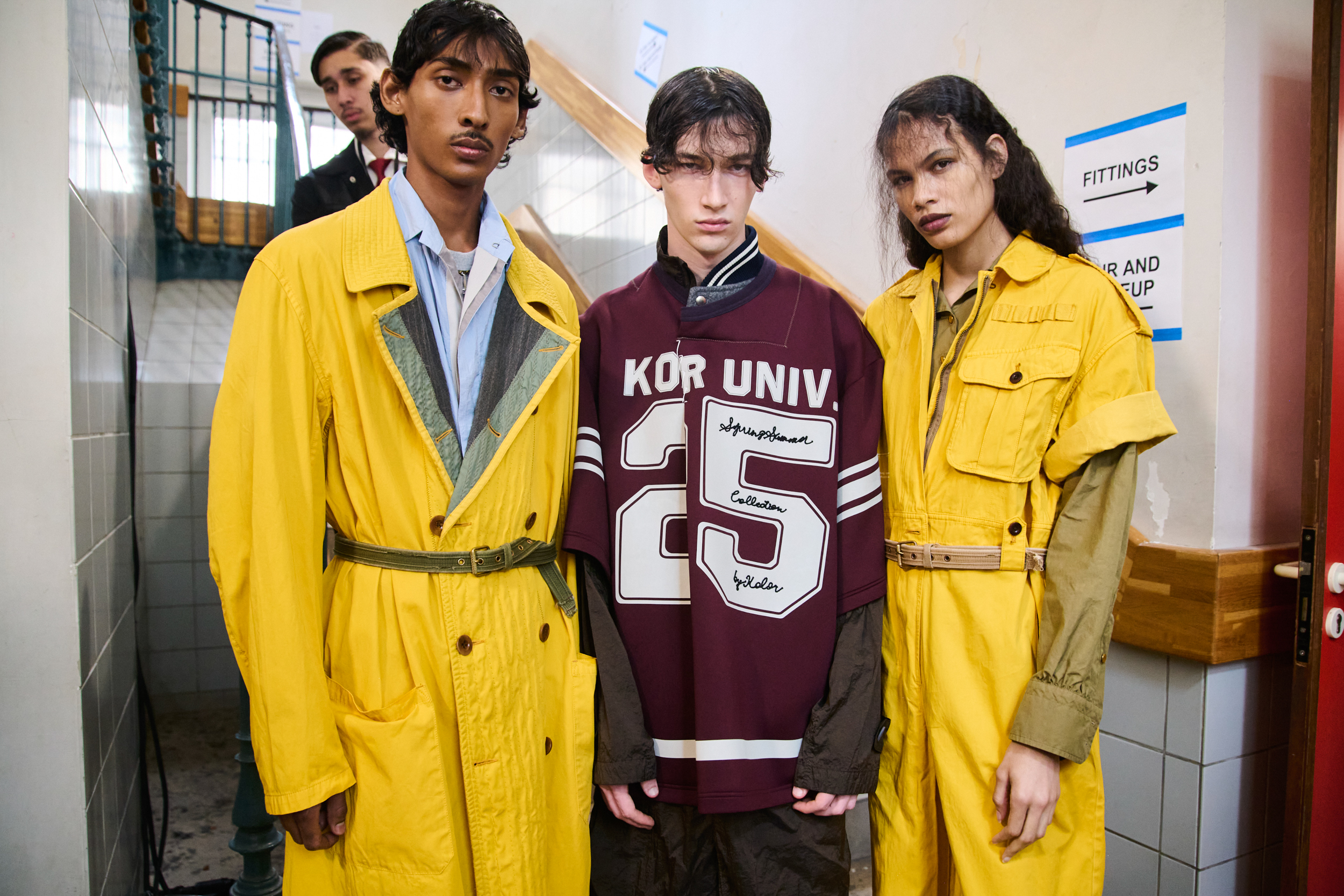 Kolor  Spring 2025 Men's Fashion Show Backstage