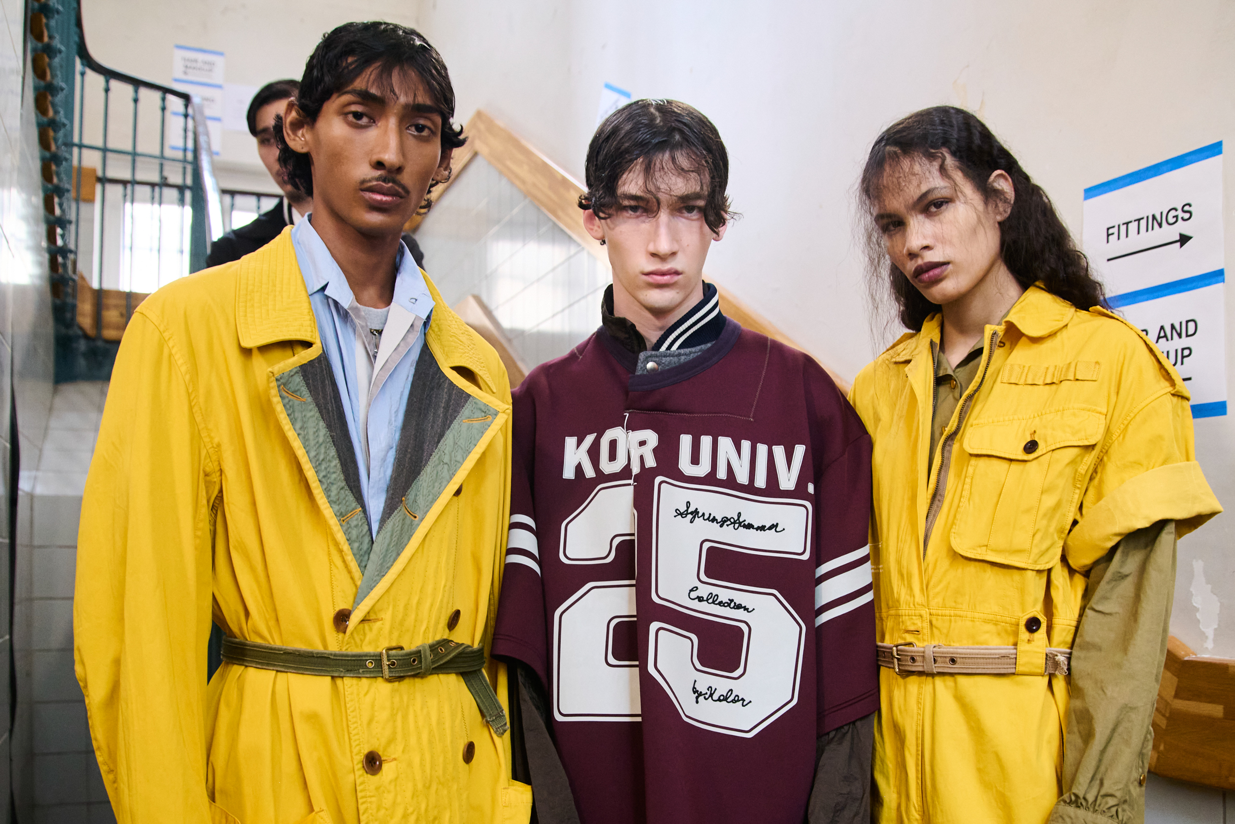 Kolor  Spring 2025 Men's Fashion Show Backstage